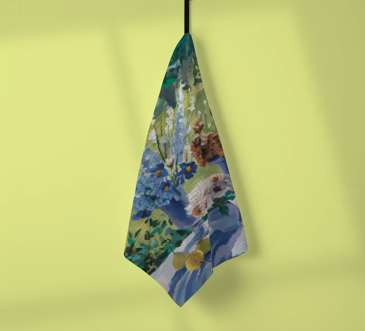 Azure Vase Radiance torchon de Celestial Harmony