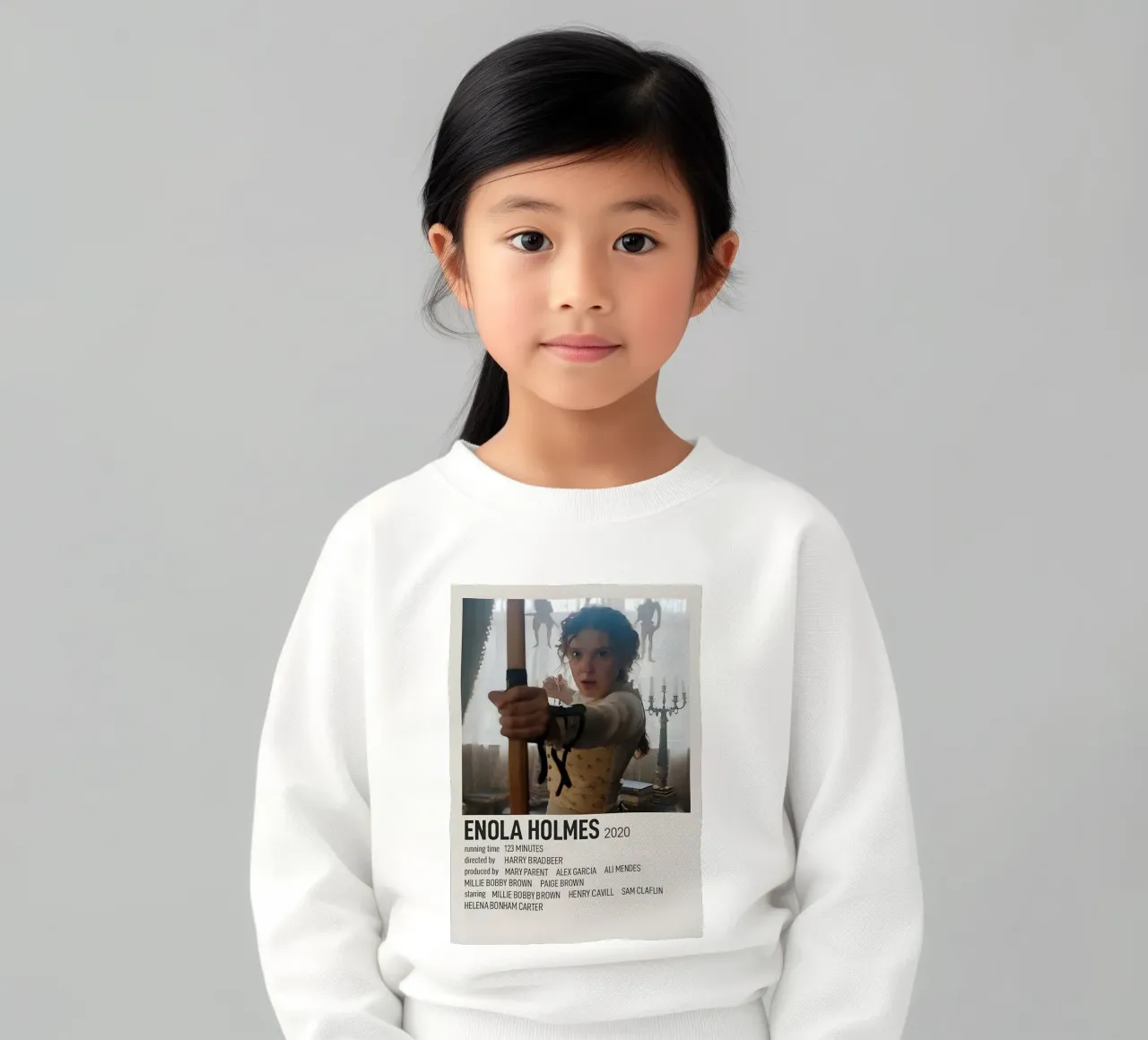 ENOLA HOLMES 2020 felpa bambino da MVFminimalist