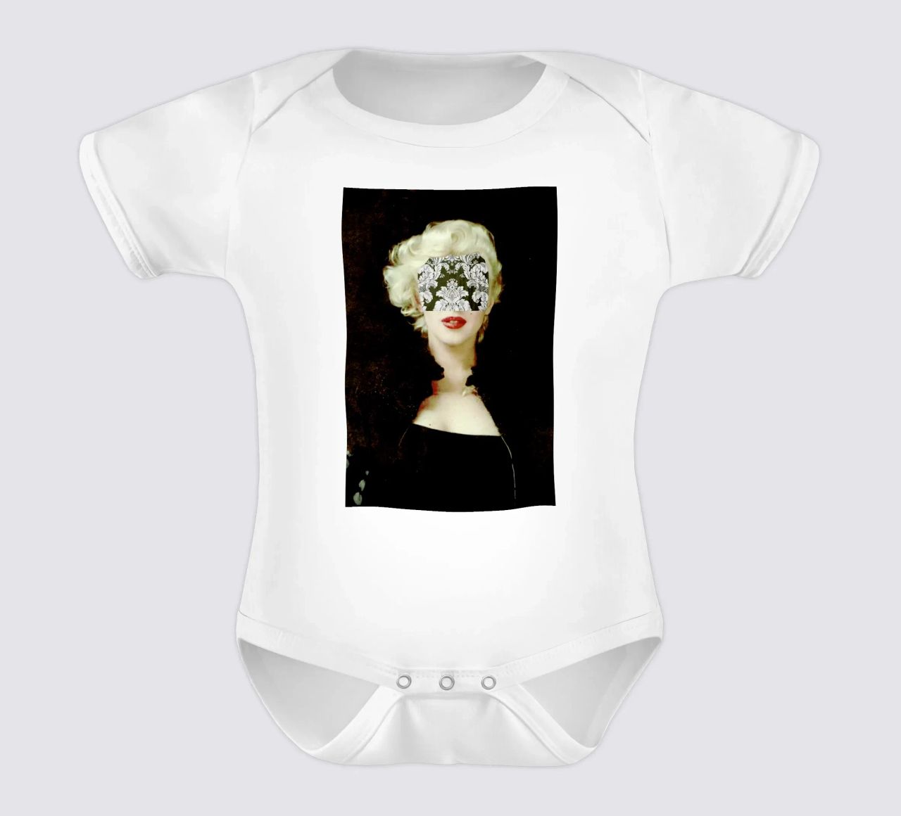 Andromeda Kurzarm Babybody von Marko Köppe