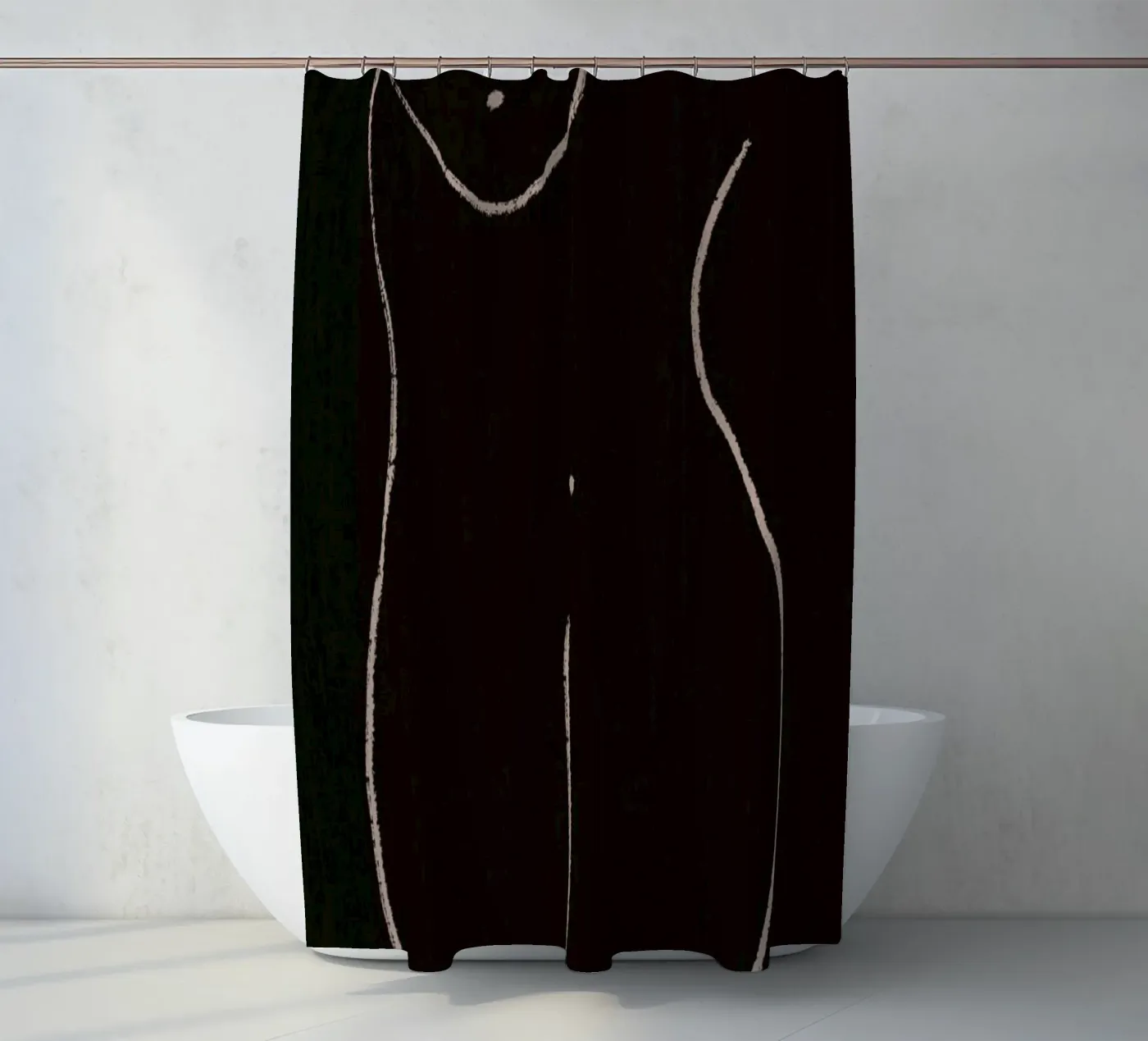 Bare Duschvorhang von Kit Agar