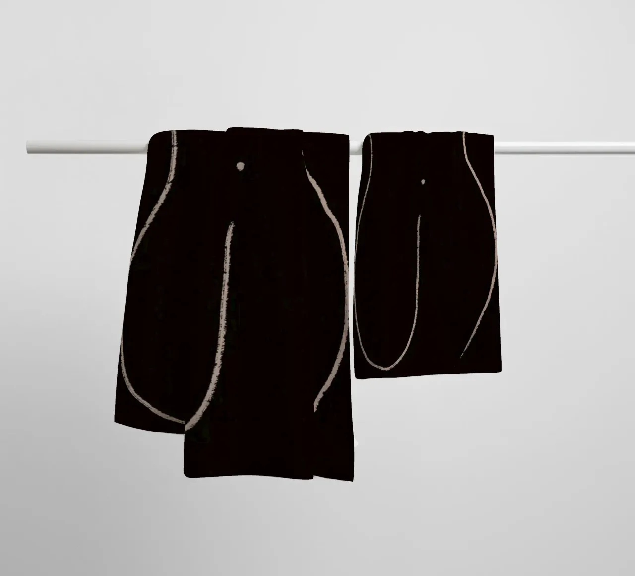 Bare asciugamano da bagno da Kit Agar