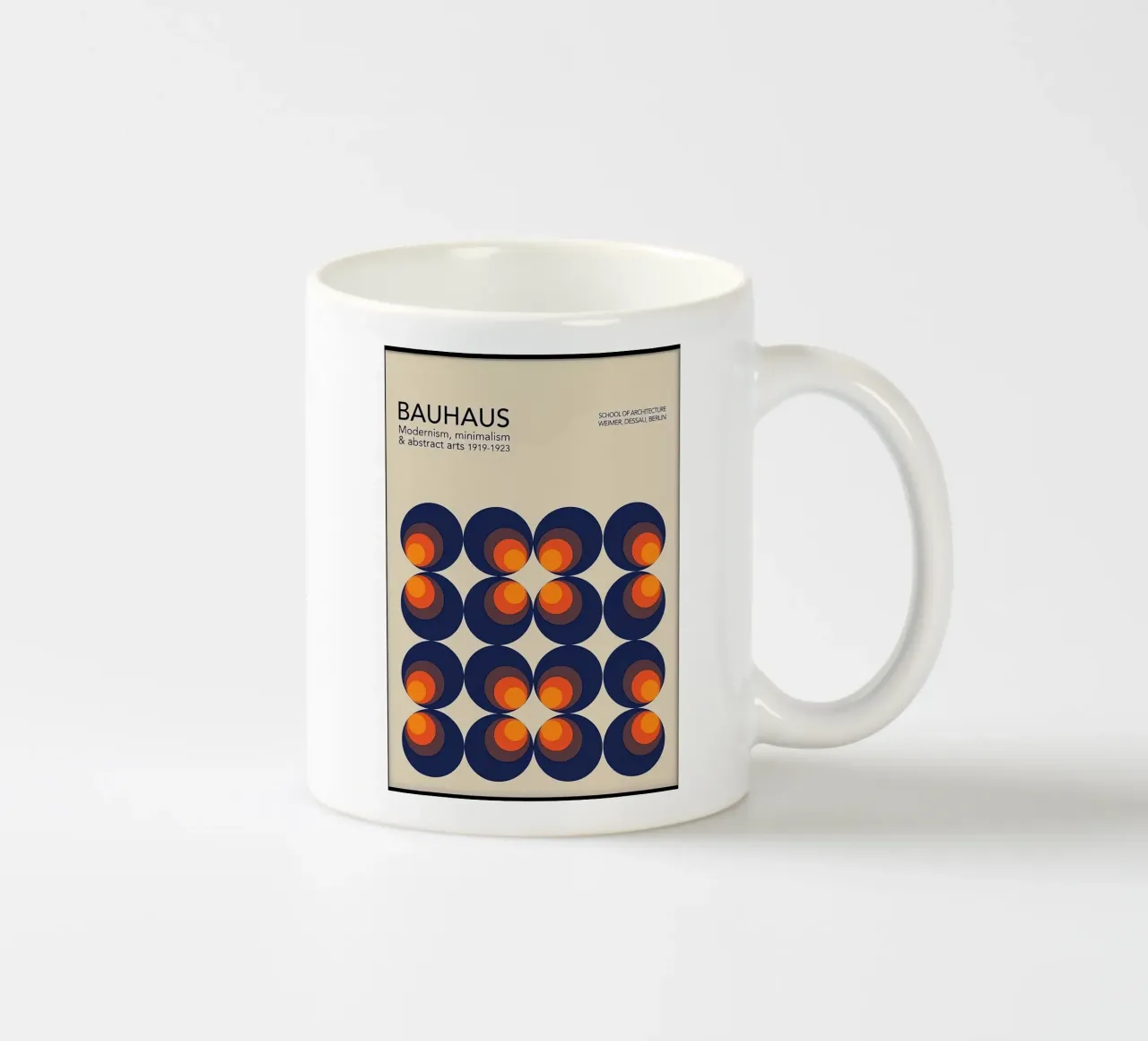 Bauhaus tazza in ceramica da Brooke