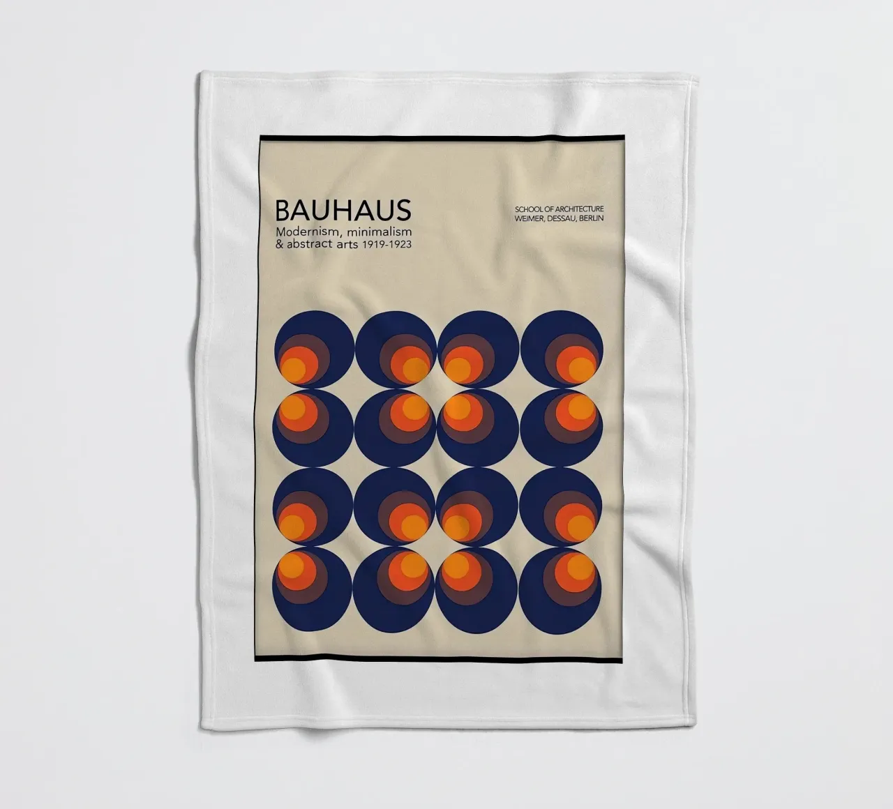 Bauhaus coperta in pile da Brooke