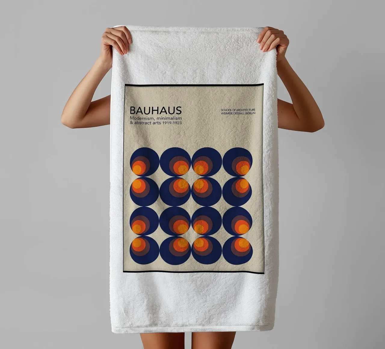 Bauhaus asciugamano da bagno da Brooke