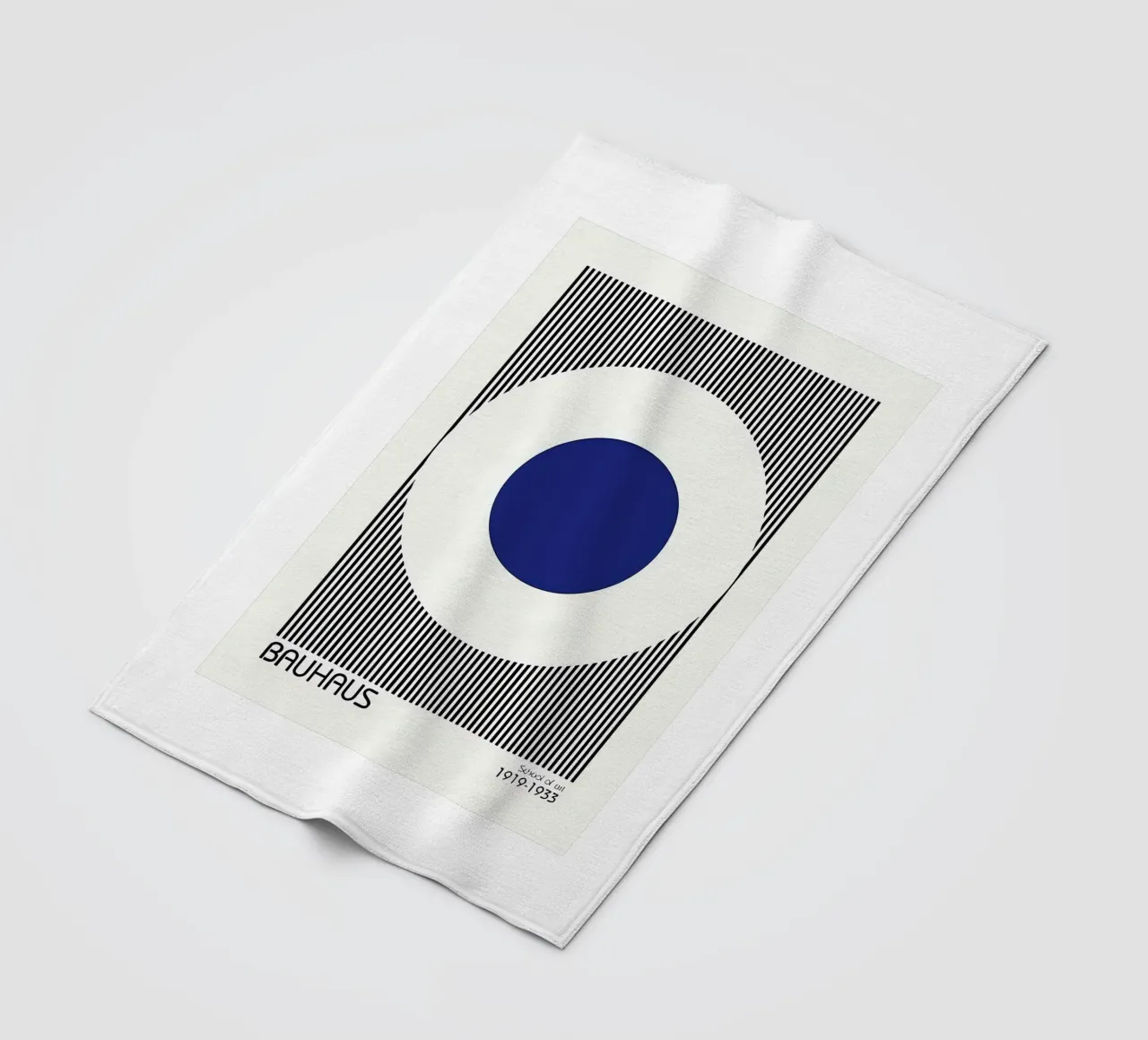 Bauhaus fleece blanket by Brooke