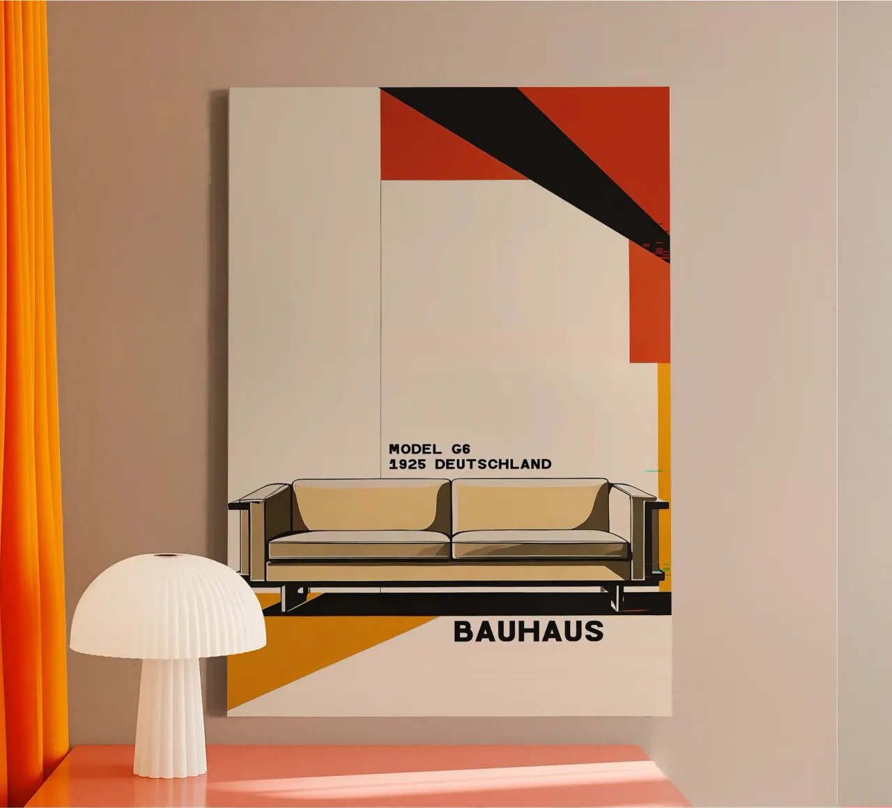 Bauhaus tela con Cornice a cassetta da Brooke
