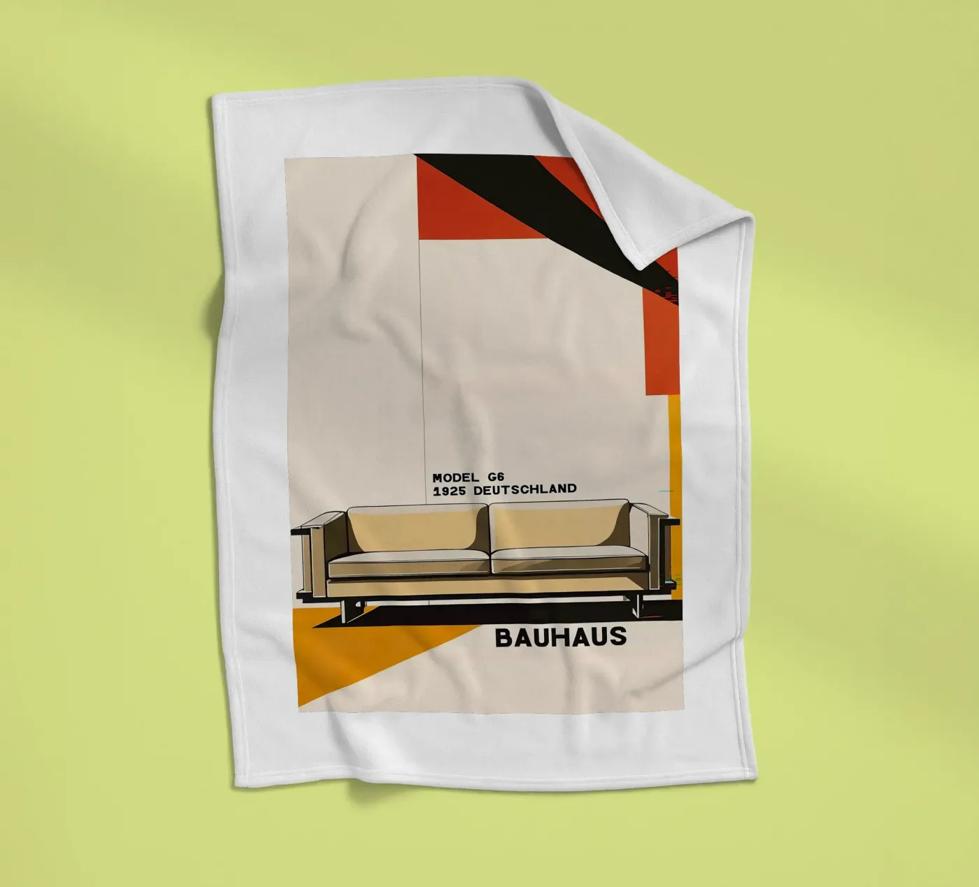 Bauhaus fleecedeken van Brooke