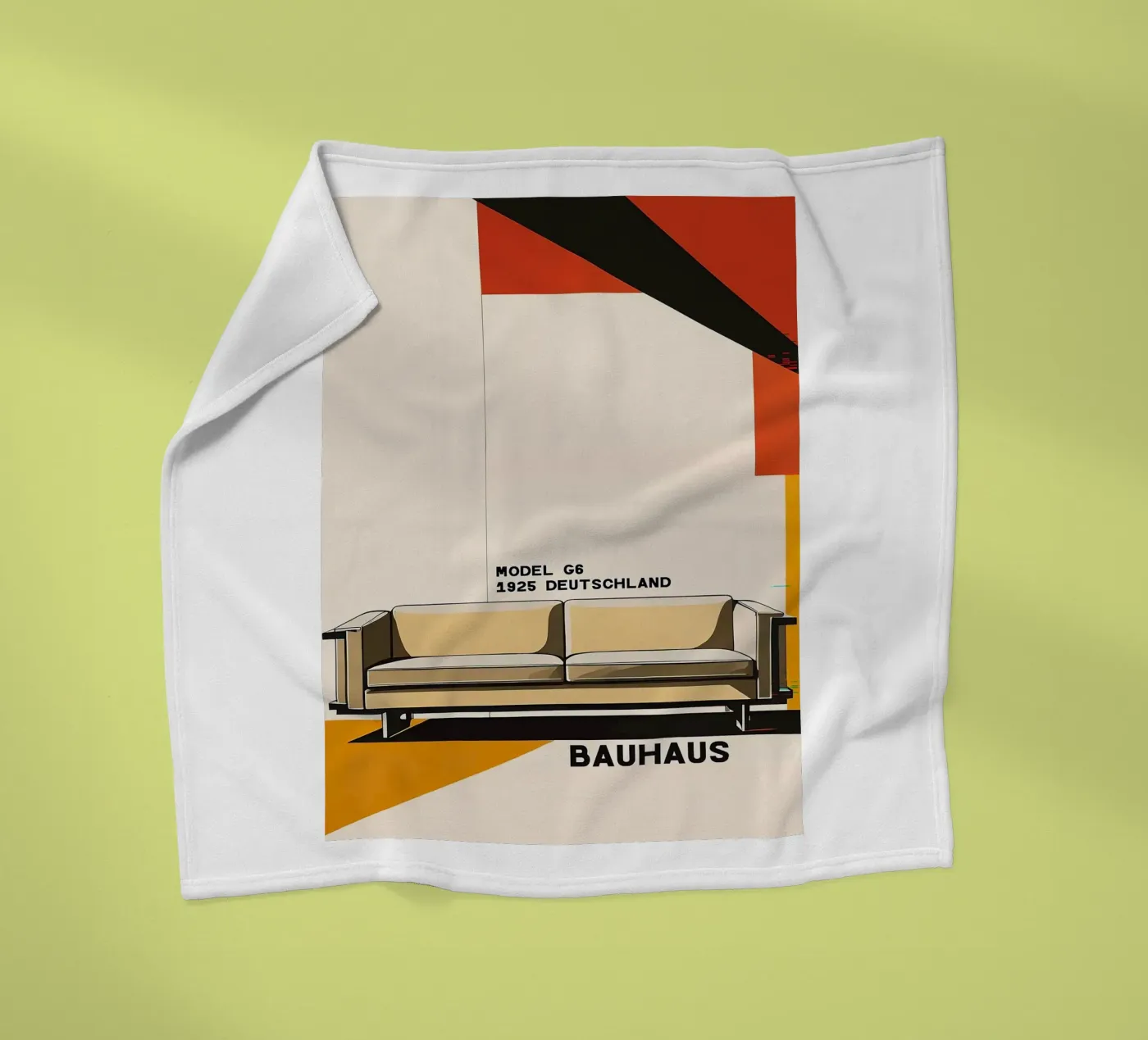 Bauhaus fleecedeken van Brooke