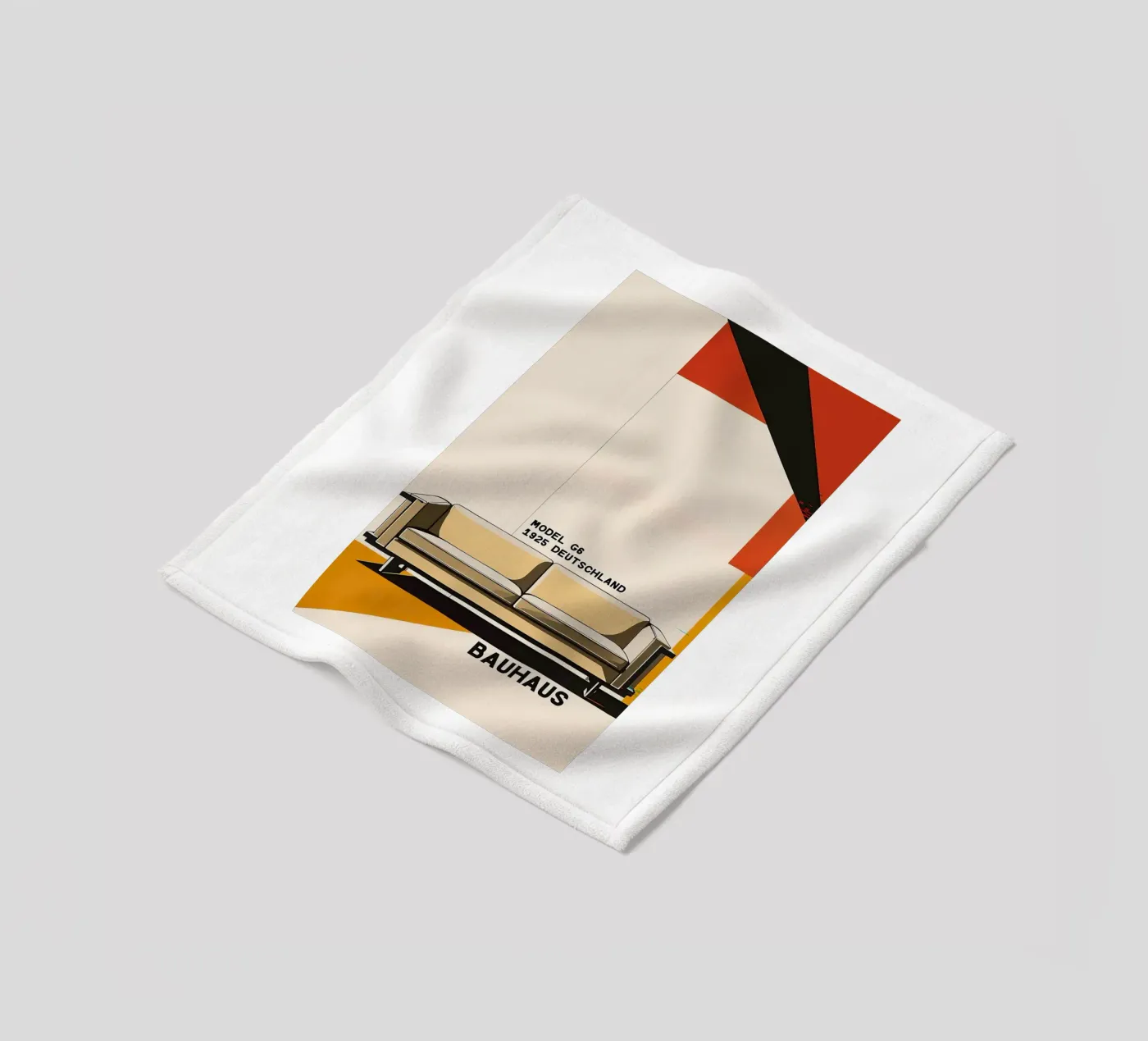 Bauhaus fleecedeken van Brooke