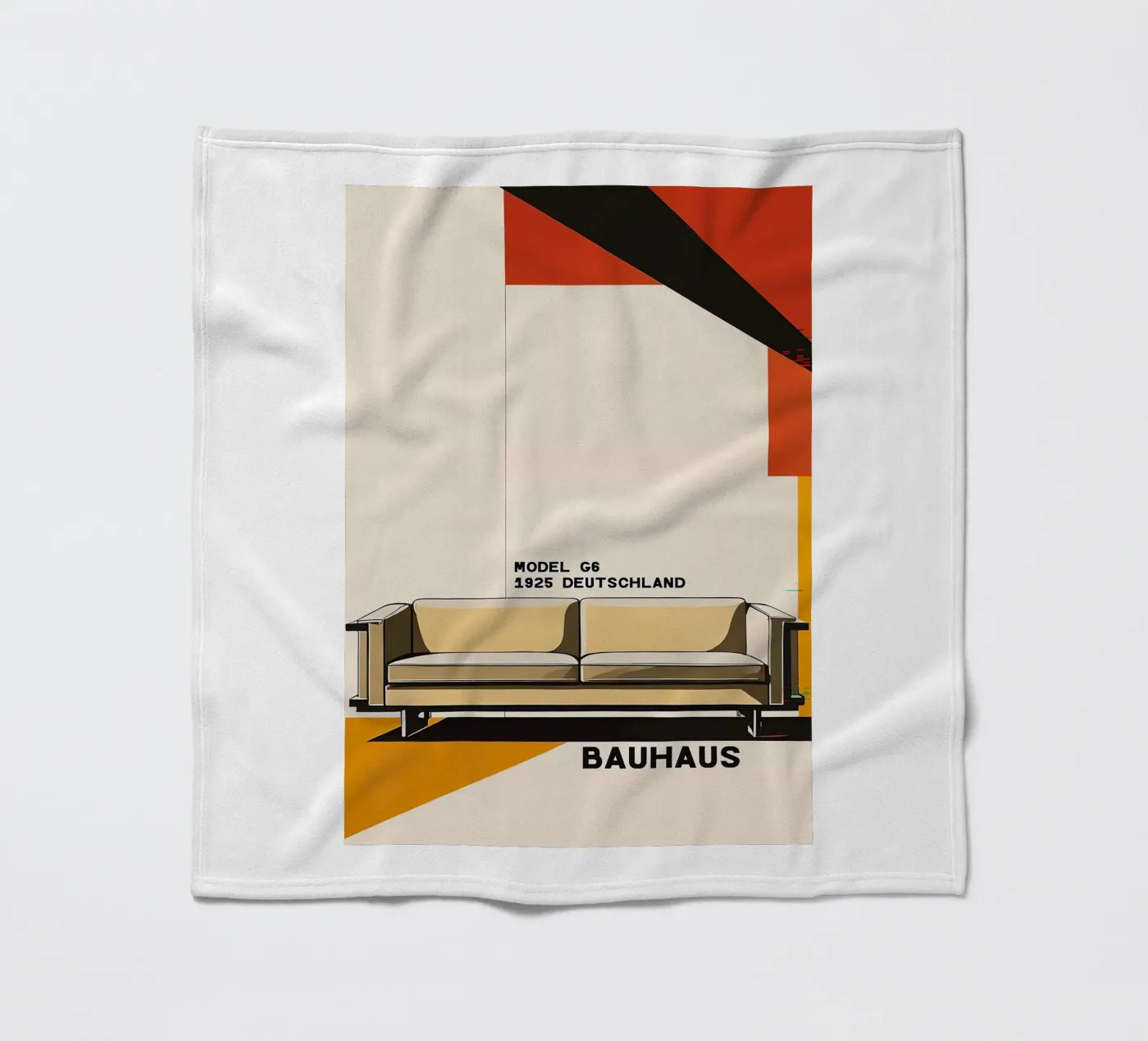 Bauhaus fleecedeken van Brooke
