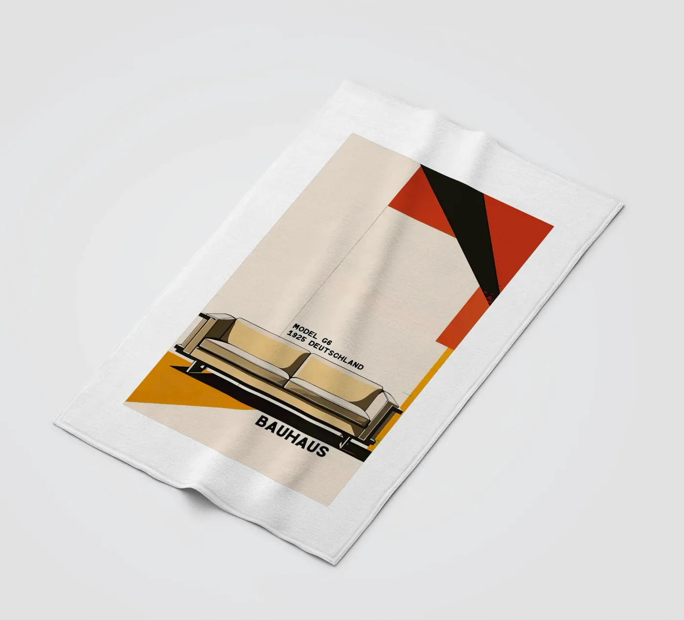 Bauhaus fleecedeken van Brooke