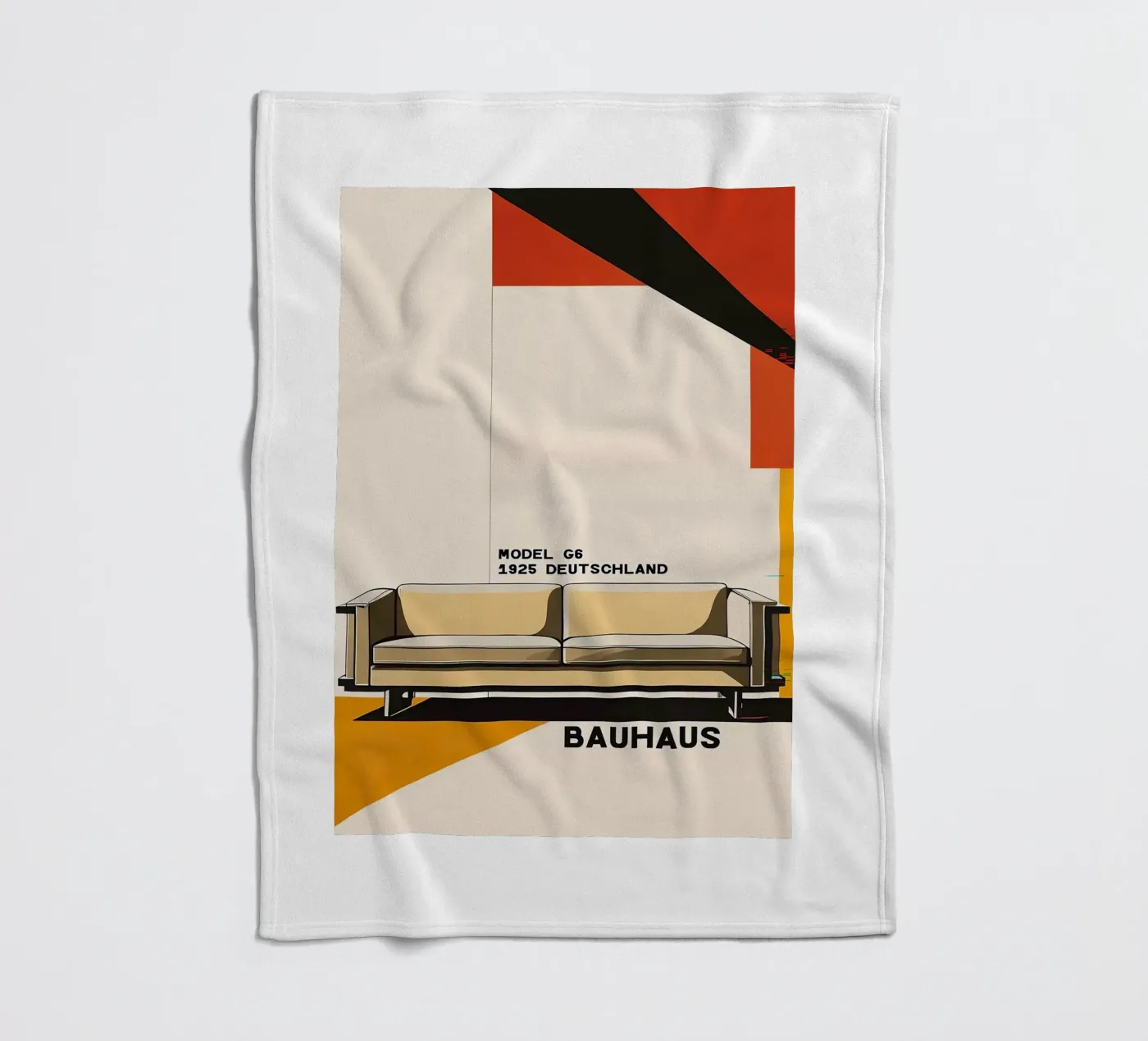 Bauhaus fleecedeken van Brooke