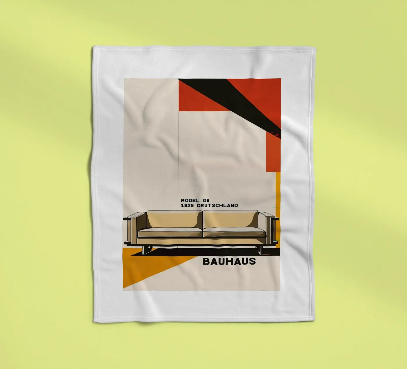 Bauhaus fleecedeken van Brooke