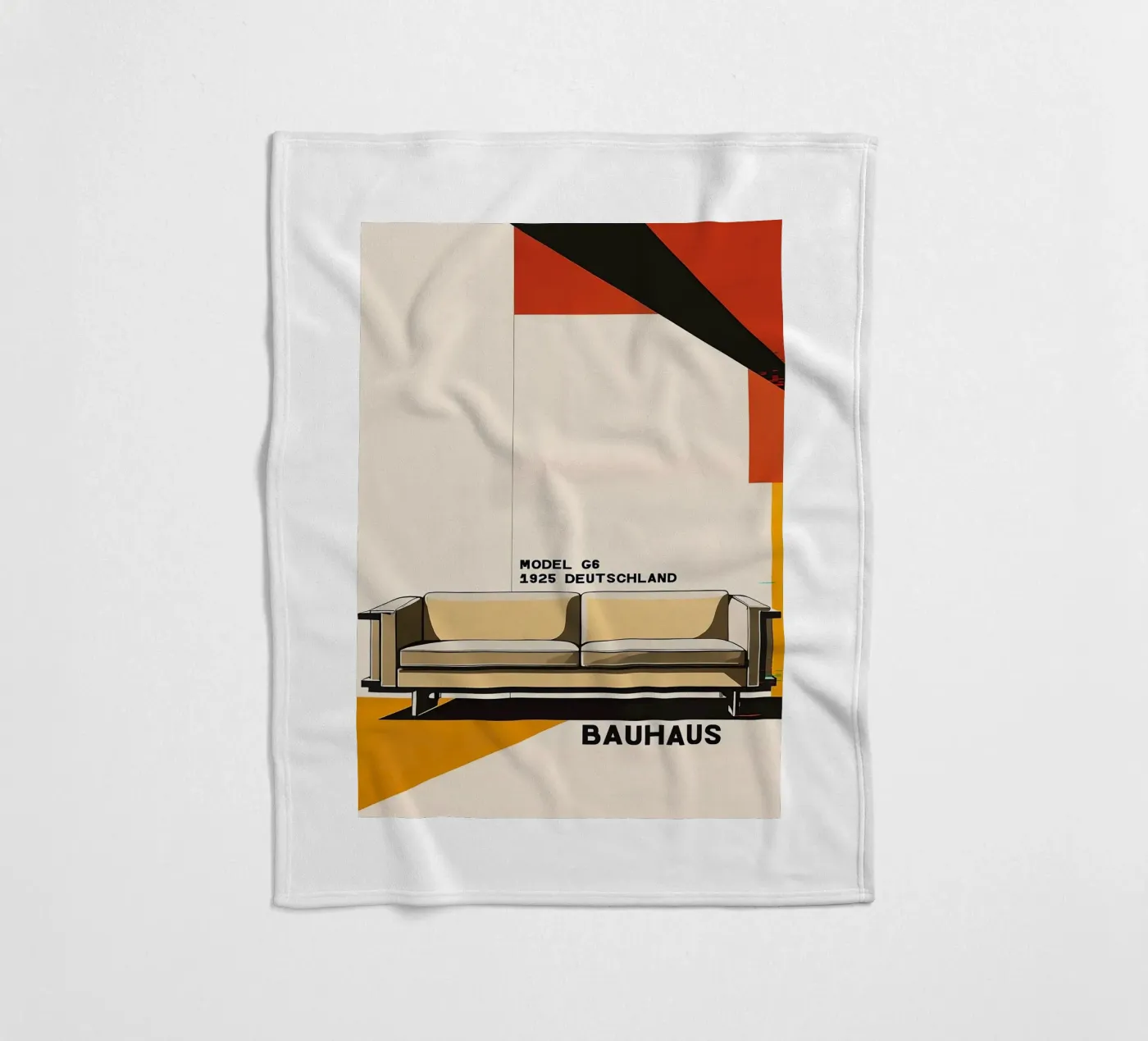Bauhaus fleecedeken van Brooke