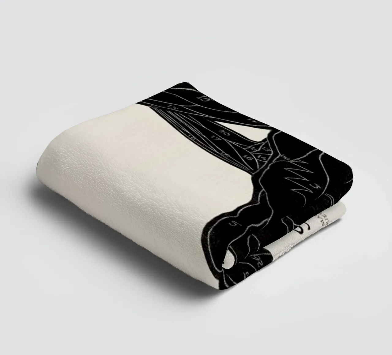 Stolk - Anatomical Study of a Man's Lateral and Arm Muscles asciugamano da bagno da Vintage by JUNIQE