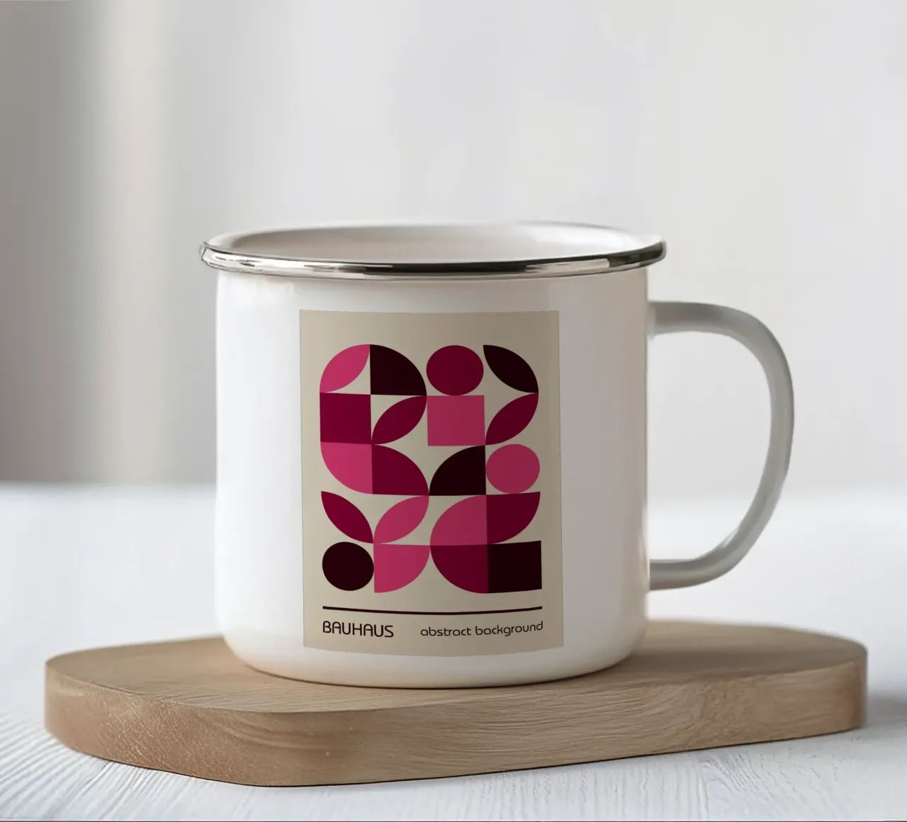 Bauhaus tazza in smalto da Brooke