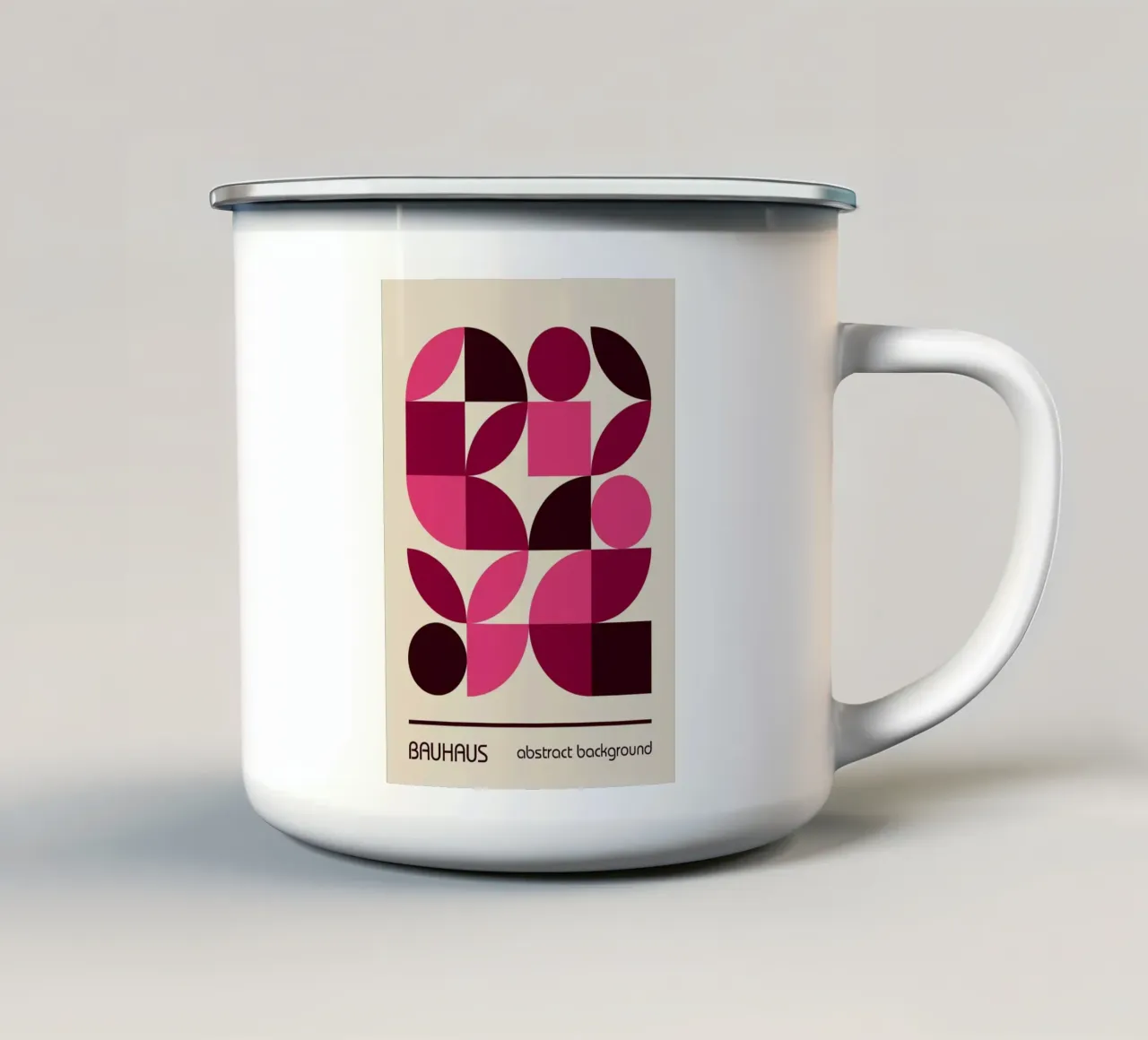 Bauhaus tazza in smalto da Brooke
