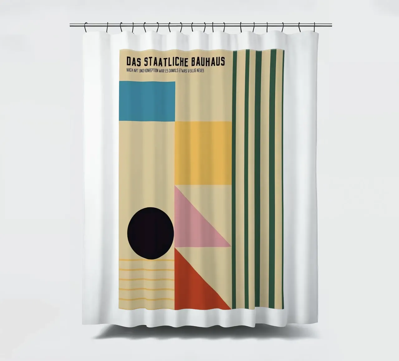 Bauhaus Duschvorhang von Brooke