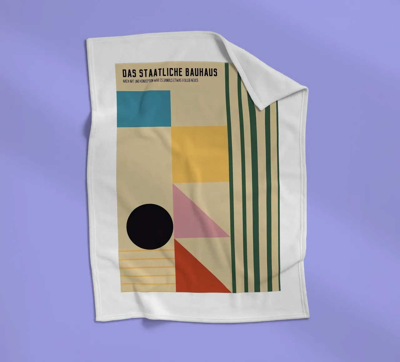 Bauhaus coperta in pile da Brooke