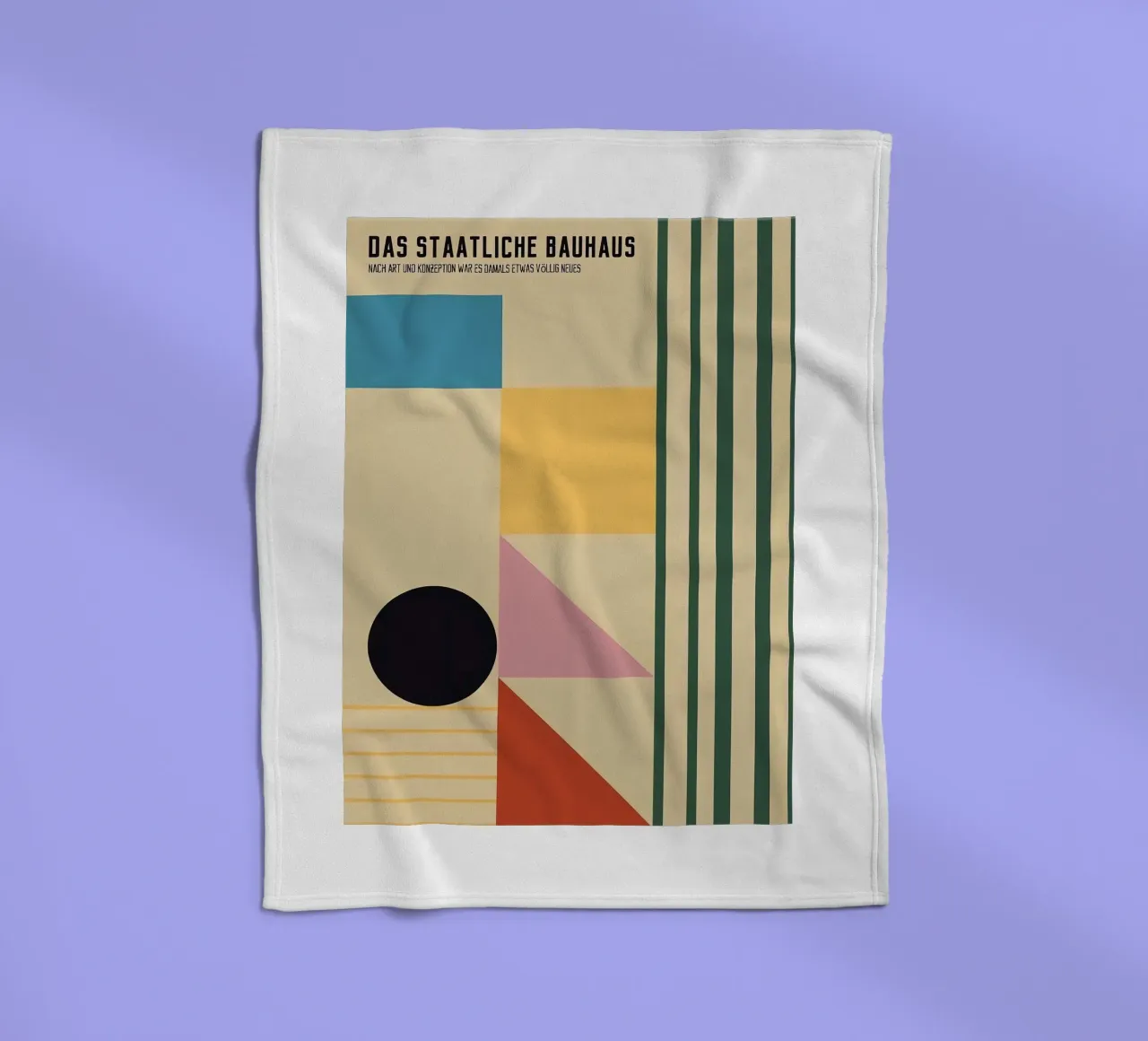 Bauhaus coperta in pile da Brooke