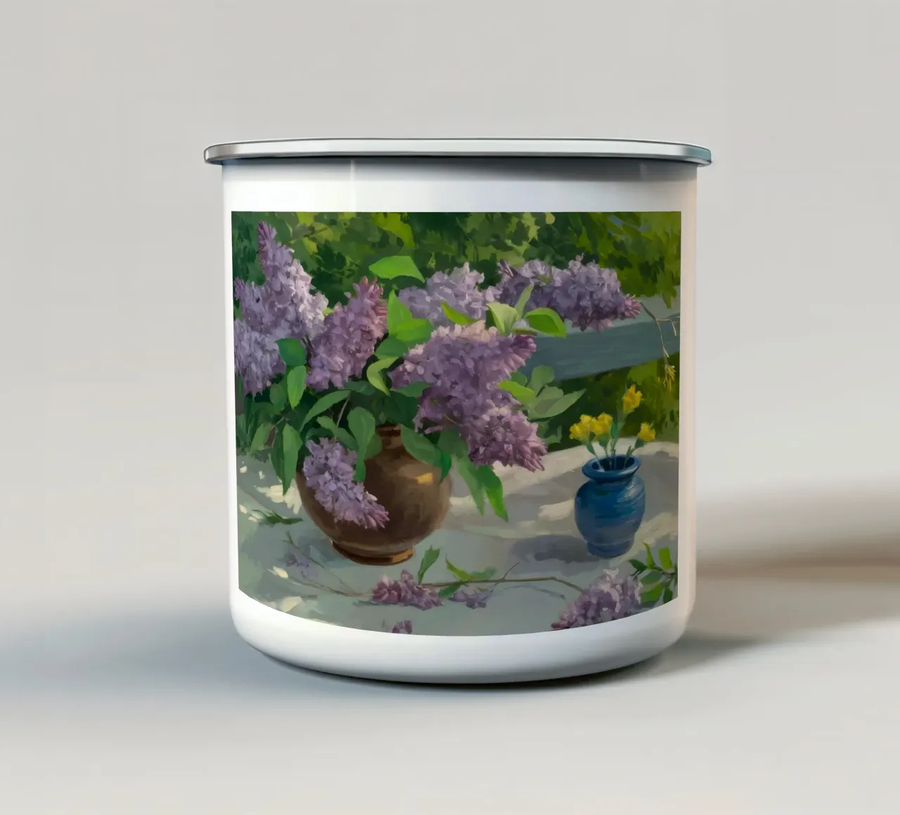 Sogni di profumo di lillà tazza in smalto da Celestial Harmony