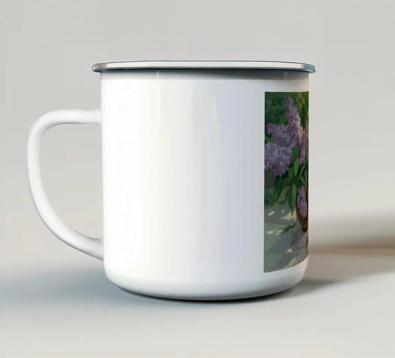 Sogni di profumo di lillà tazza in smalto da Celestial Harmony