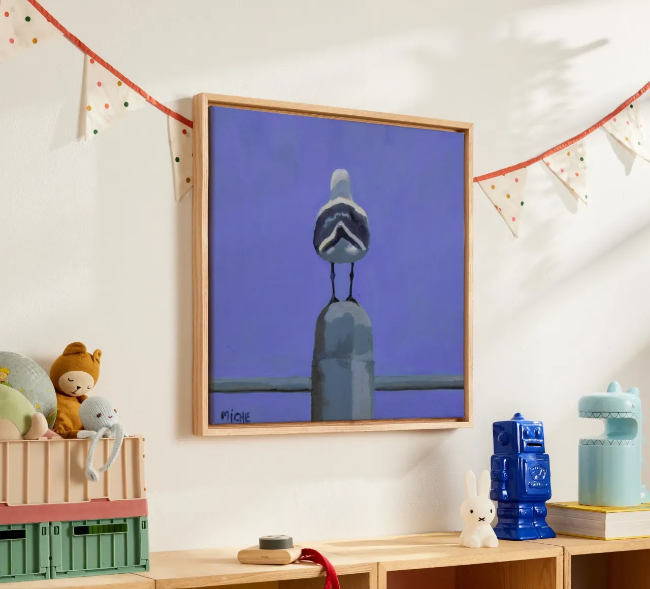 Contemplation canvas met Baklijst van Miche Watkins