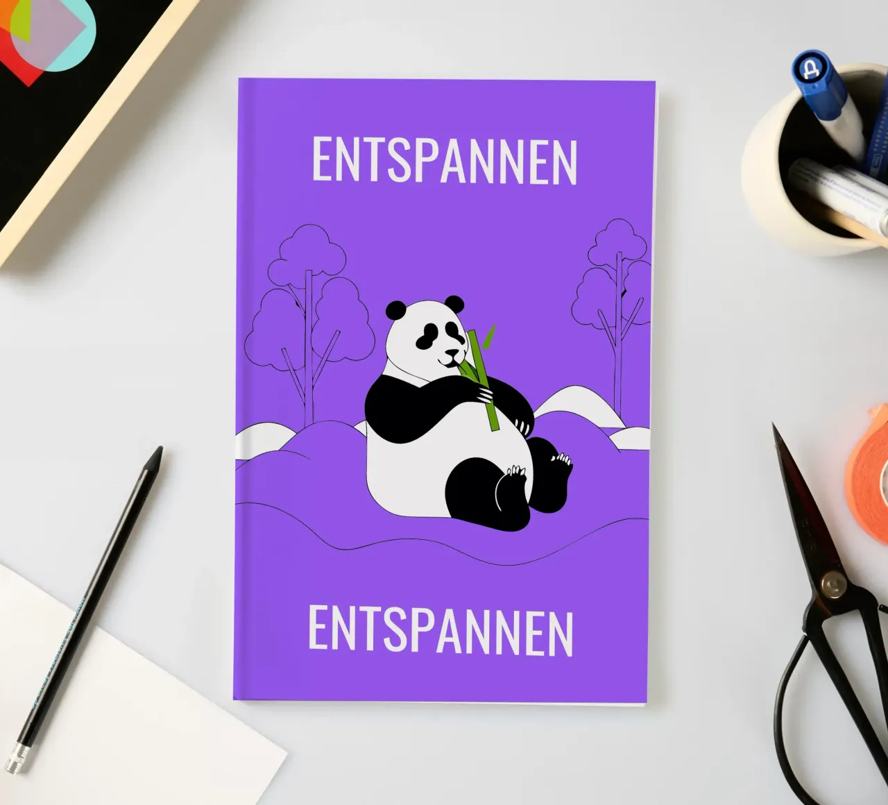 Panda Relaxing notebook by OUR SHOP