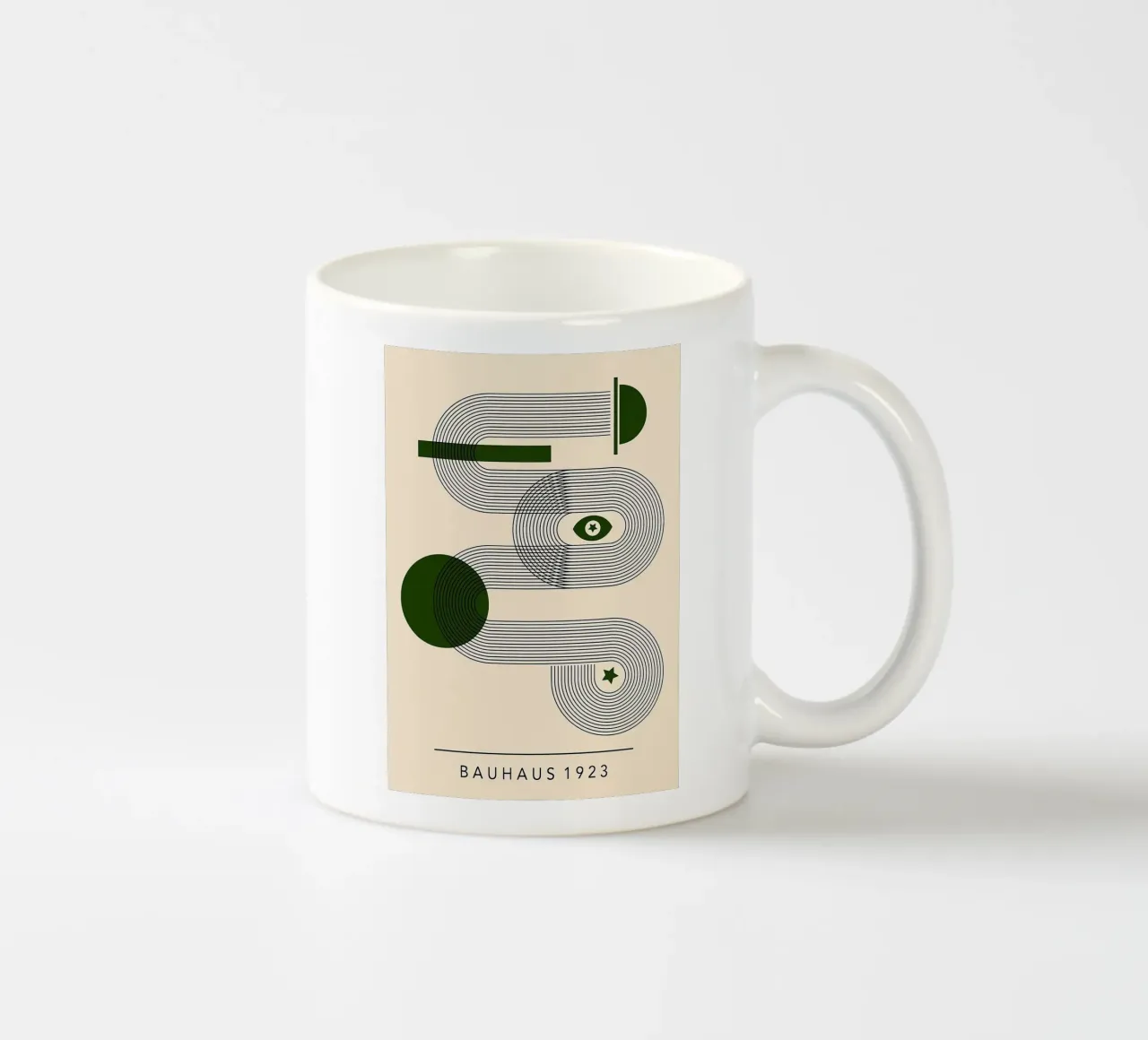 Bauhaus tazza in ceramica da Brooke