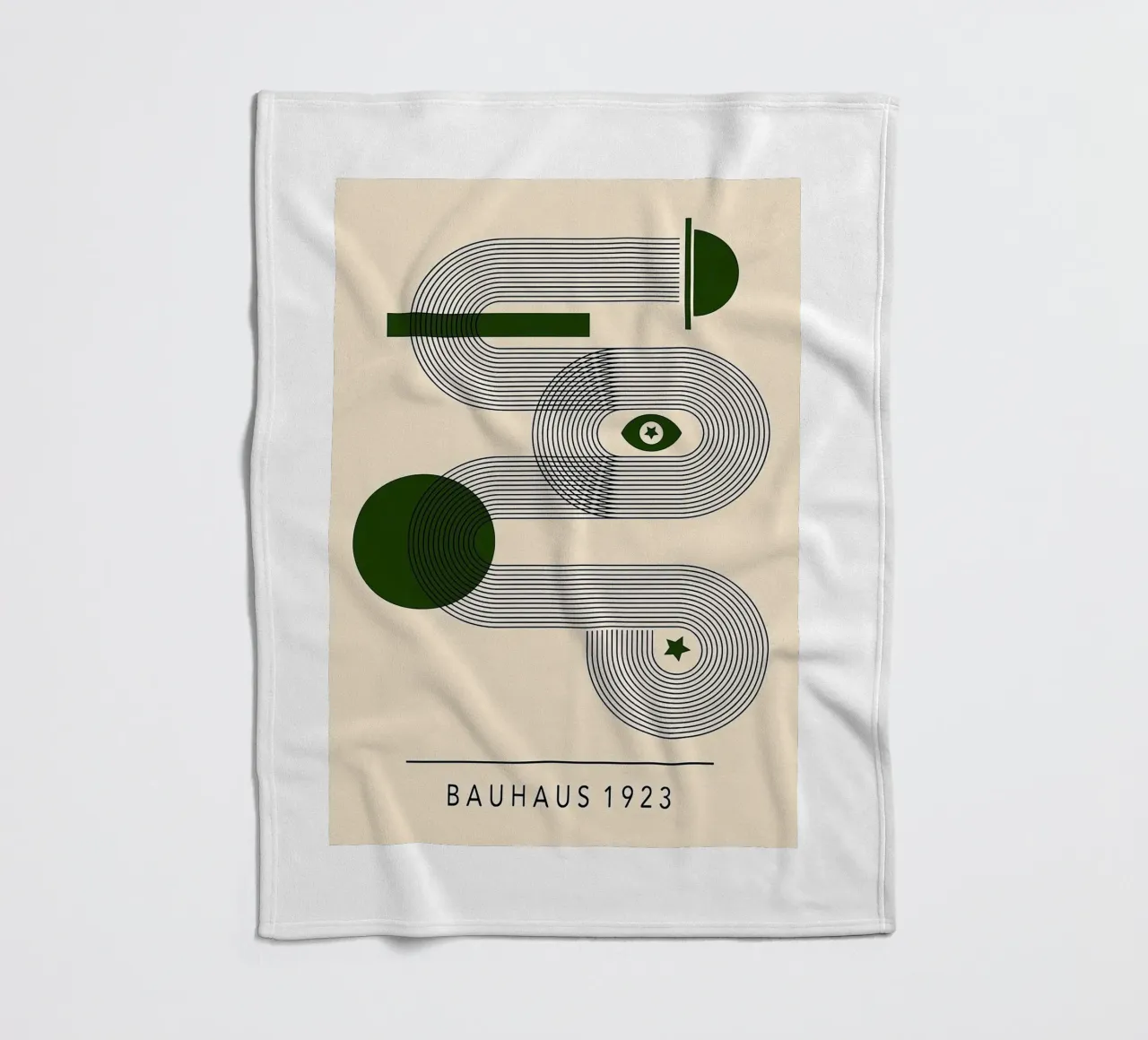 Bauhaus coperta in pile da Brooke