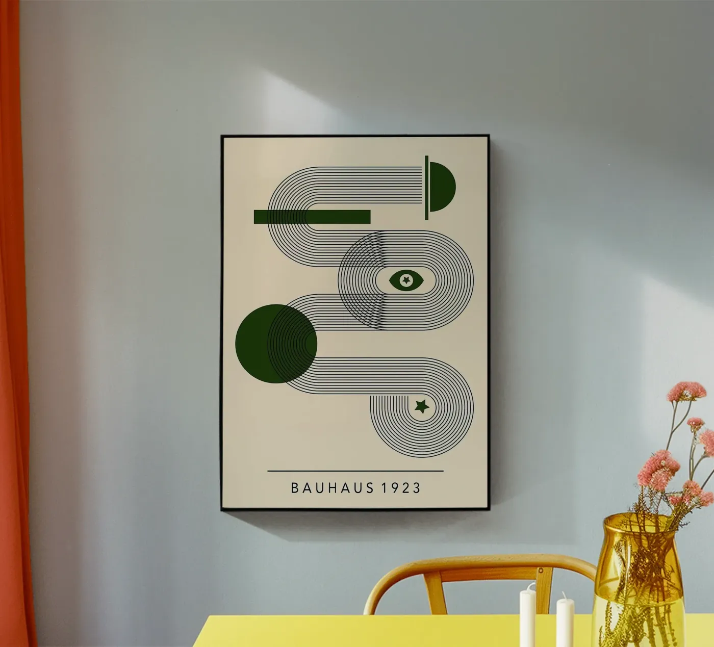 Bauhaus acrylic glass by Brooke