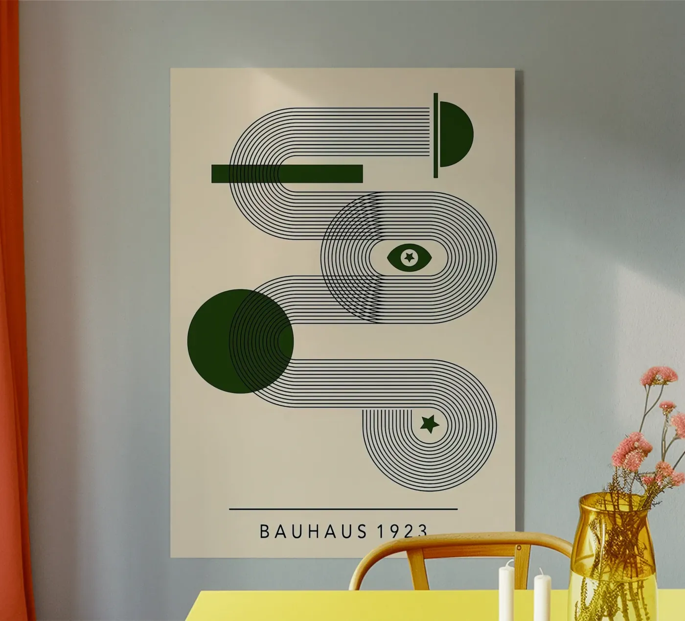 Bauhaus acrylic glass by Brooke