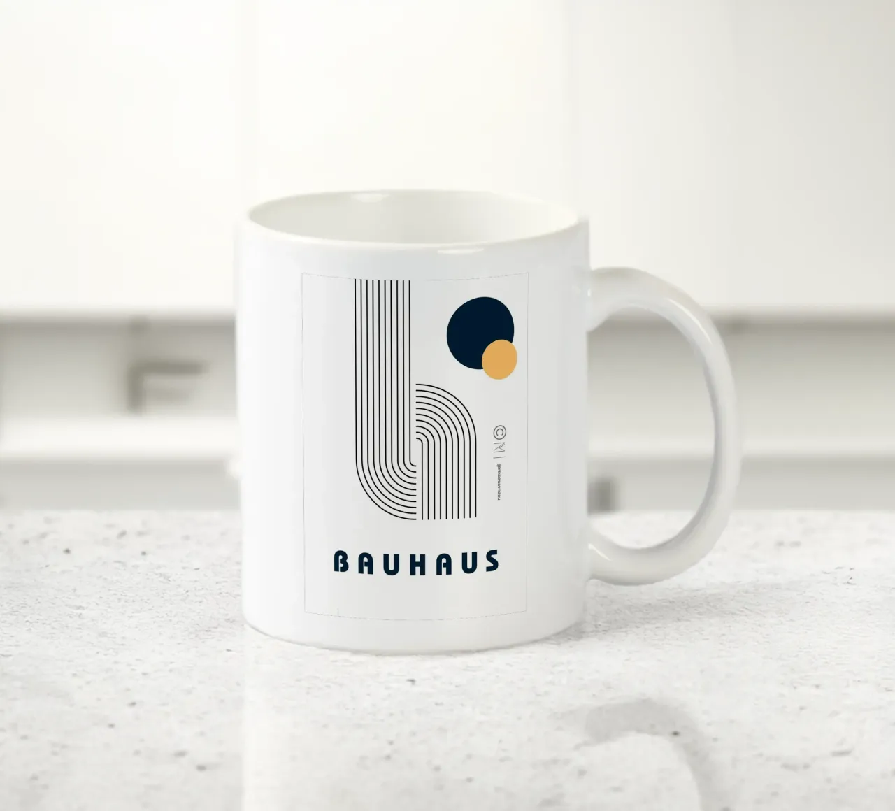 Bauhaus tazza in ceramica da Brooke