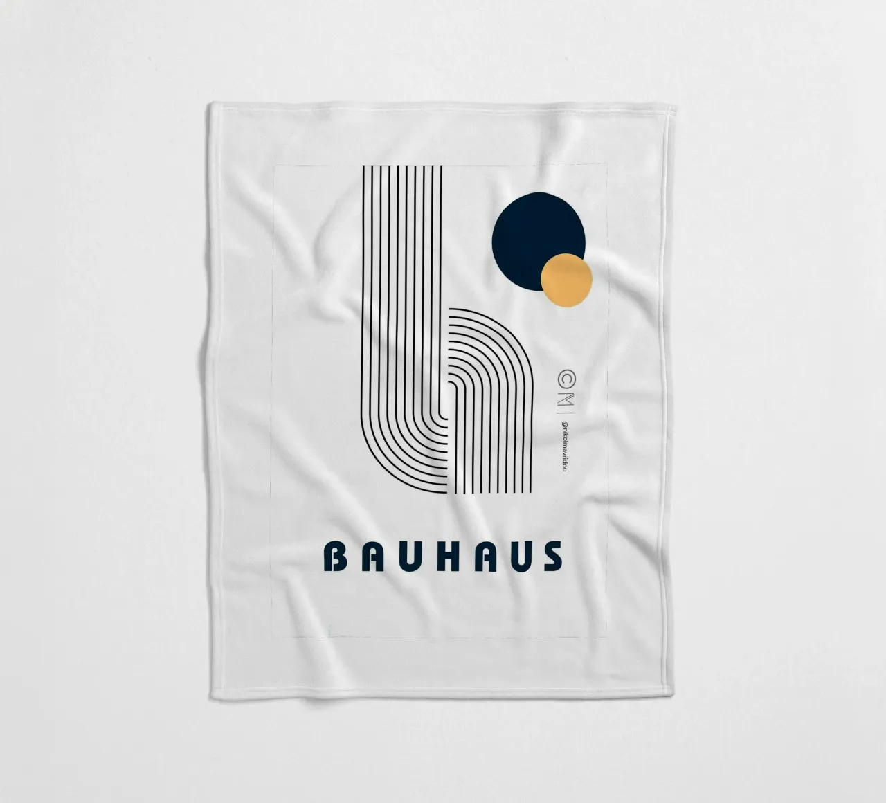 Bauhaus coperta in pile da Brooke