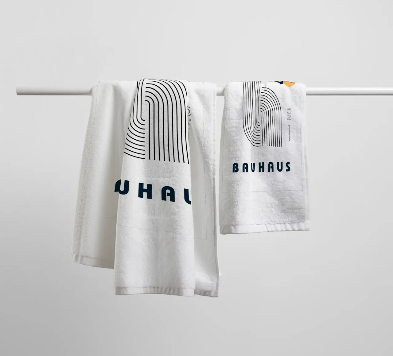 Bauhaus asciugamano da bagno da Brooke
