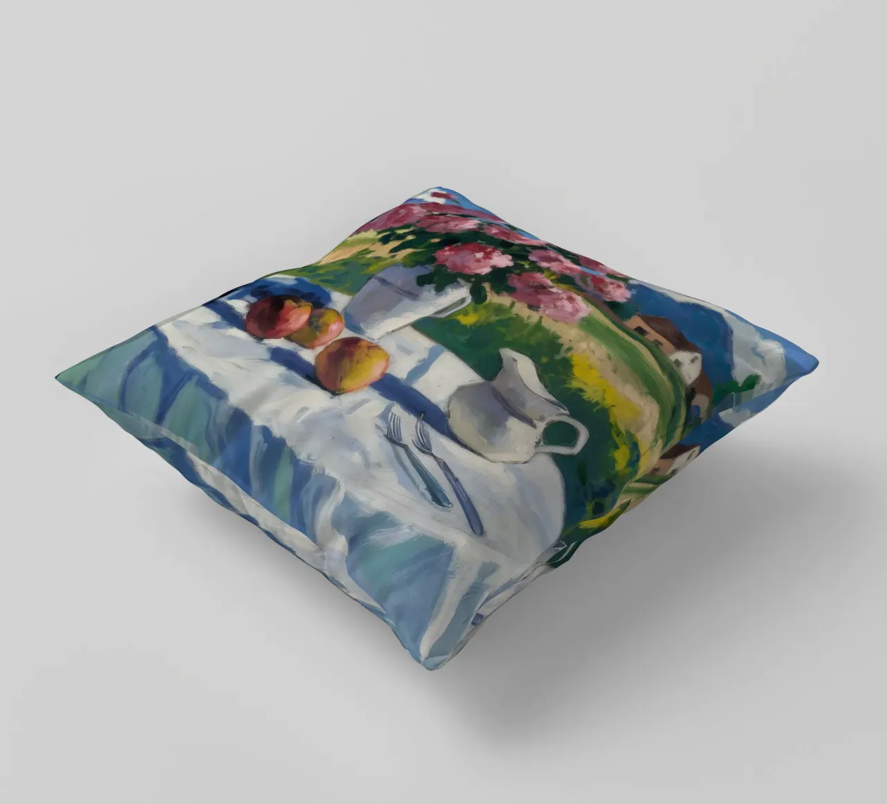 Meadow Bloom Repose decorative cushion by Celestial Harmony