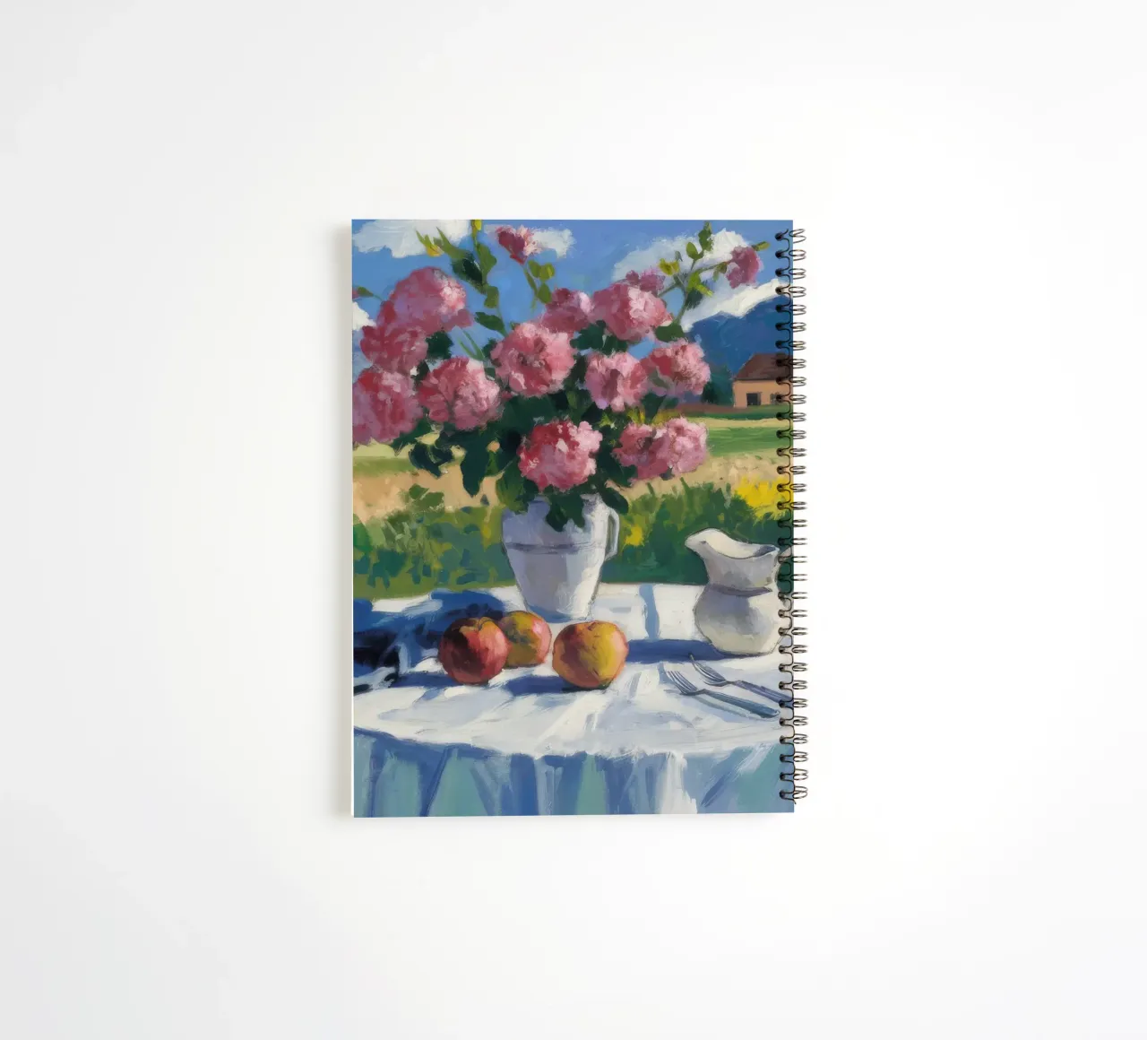 Meadow Bloom Repose spiral notebook by Celestial Harmony