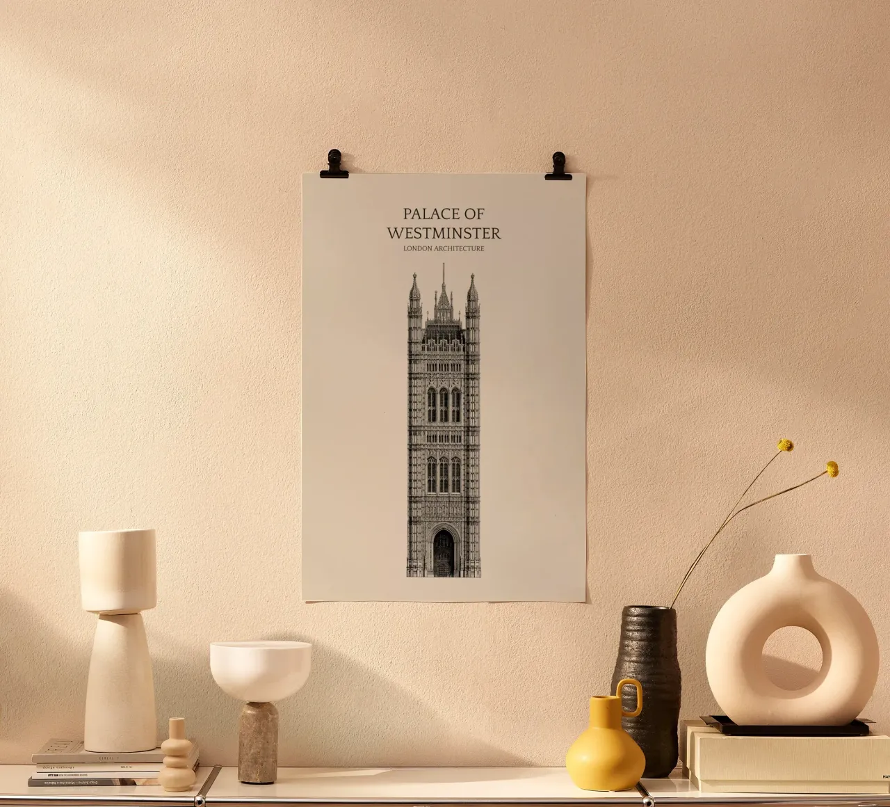 Palace of Westminster hahnemühle by Vintage by JUNIQE