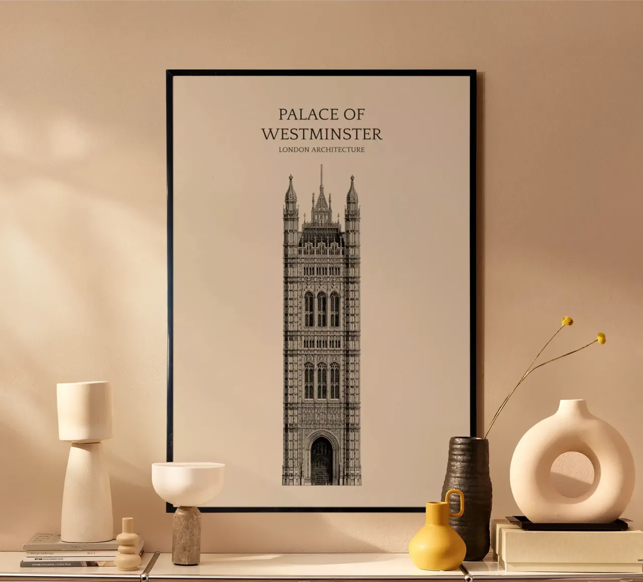Palace of Westminster hahnemühle by Vintage by JUNIQE