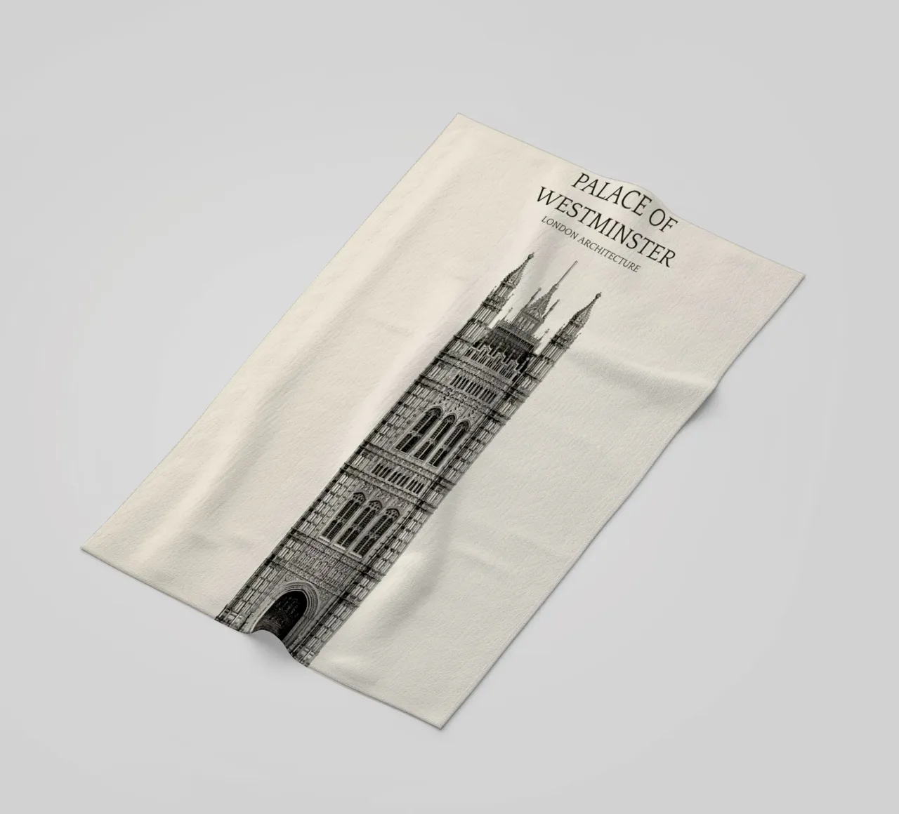 Palace of Westminster telo mare da Vintage by JUNIQE