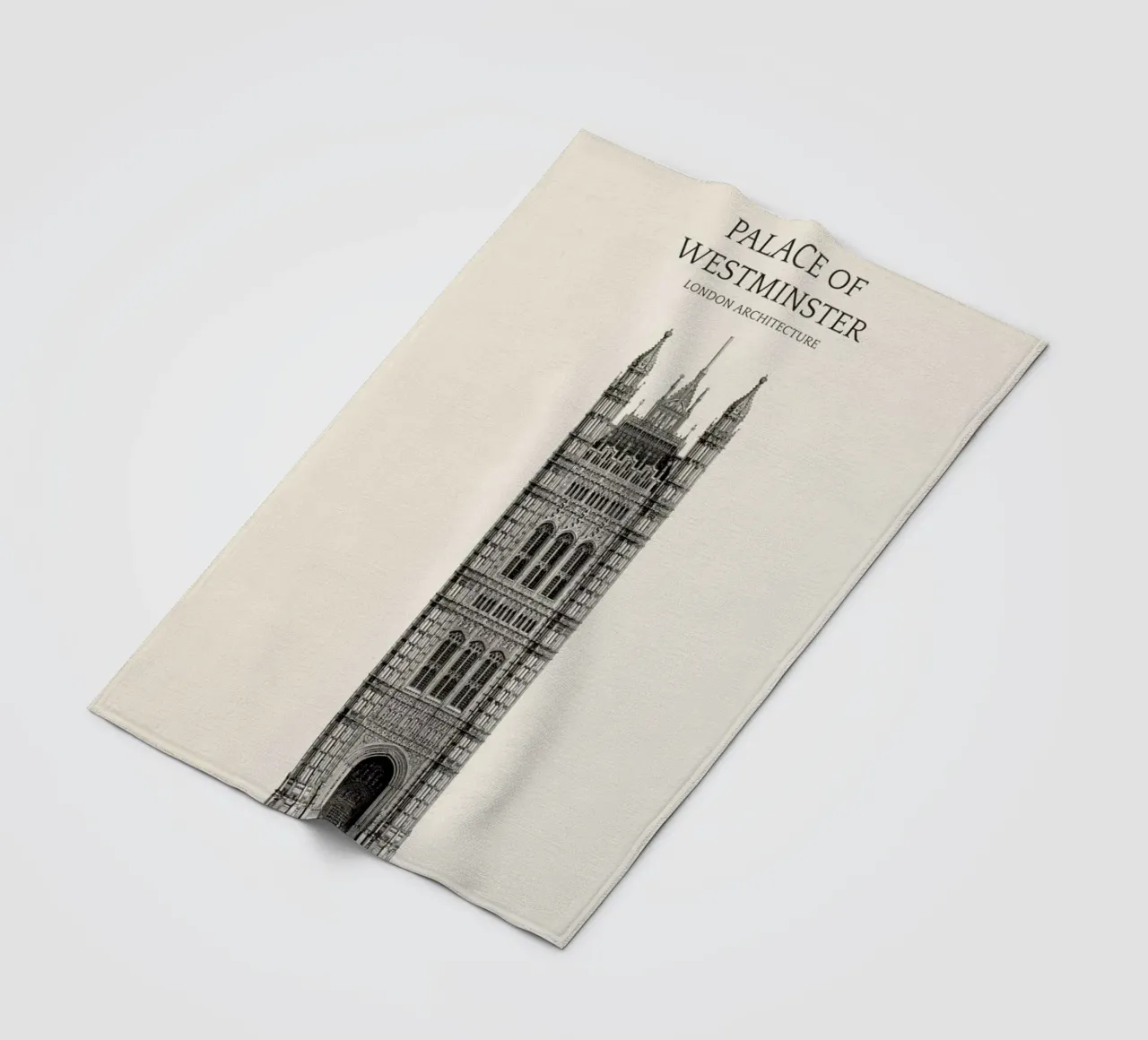 Palace of Westminster coperta in pile da Vintage by JUNIQE