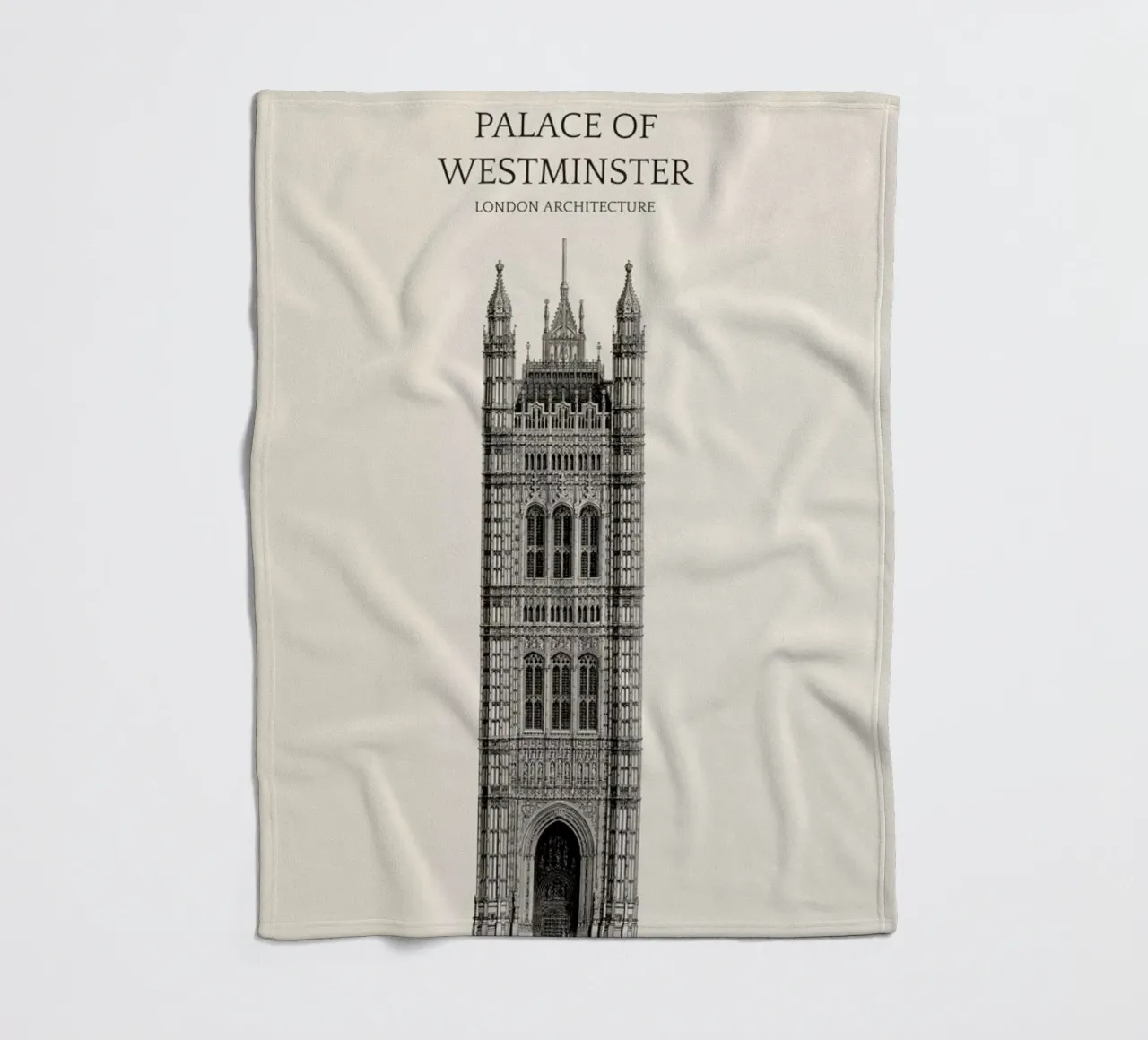 Palace of Westminster coperta in pile da Vintage by JUNIQE