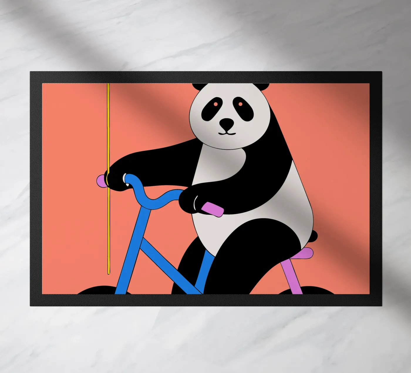 Panda che mangia il bambù zerbino da OUR SHOP