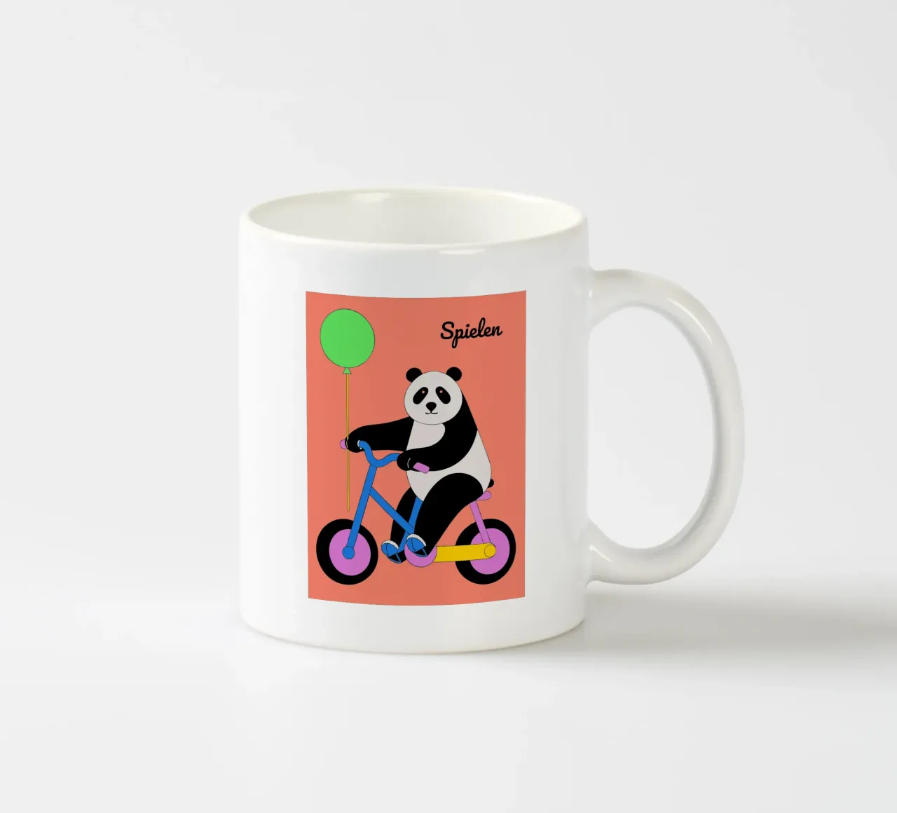 Panda eet bamboe keramische mok van OUR SHOP