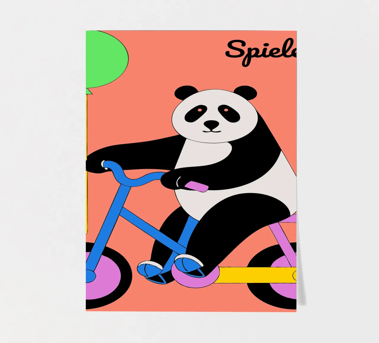 Panda Eating Bamboo stickervel van OUR SHOP