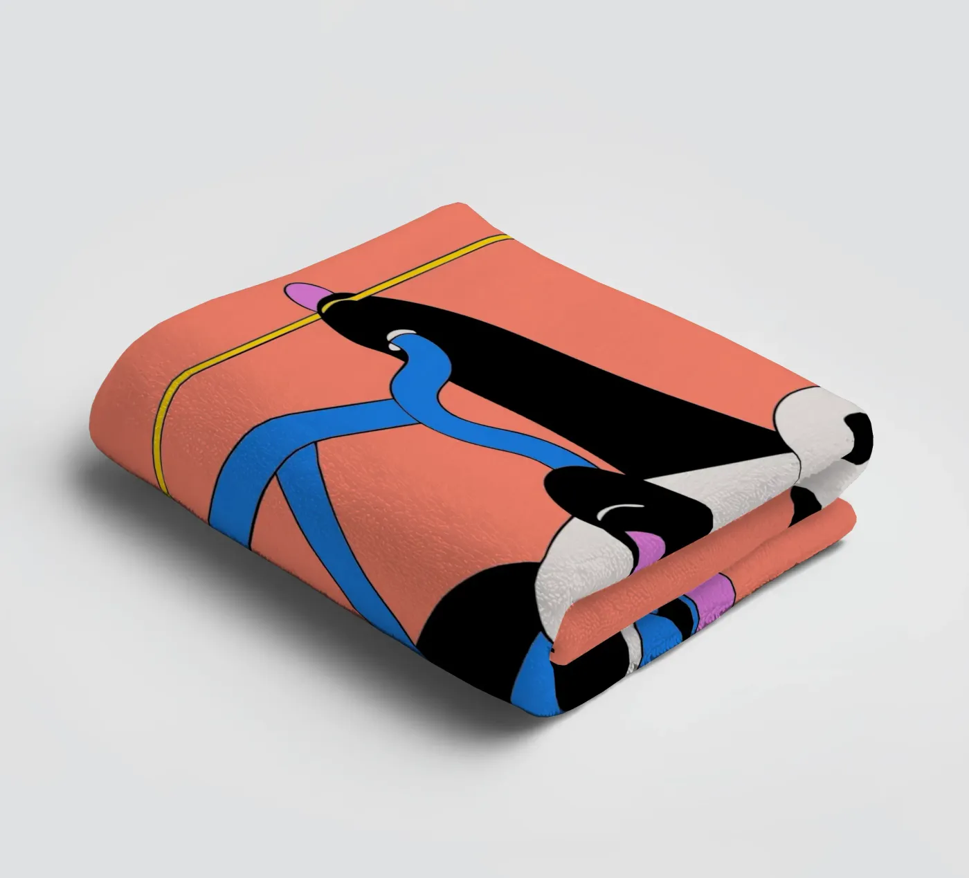 Panda Eating Bamboo badhanddoek van OUR SHOP