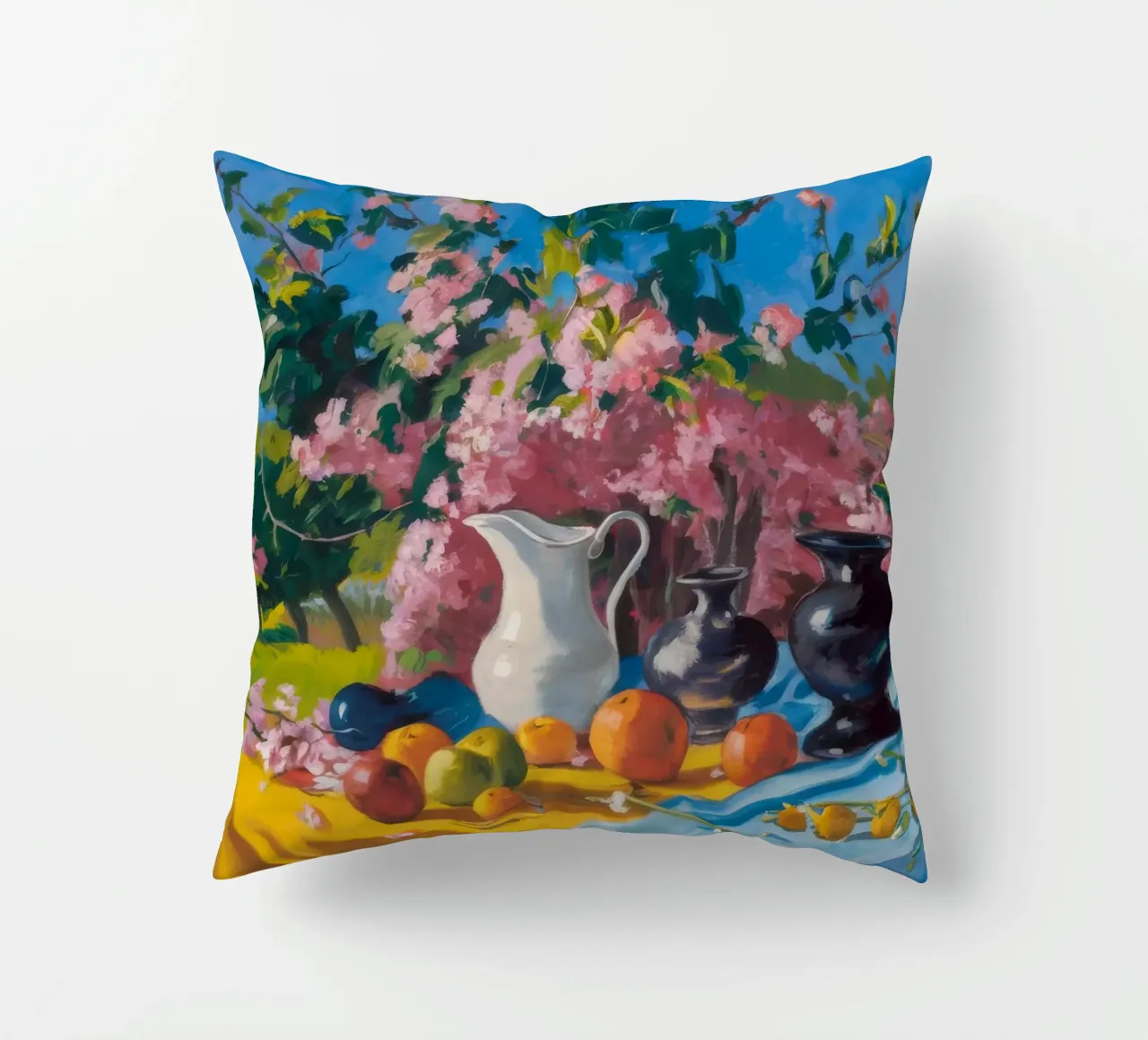 Joyful Petal Medley decorative cushion by Celestial Harmony