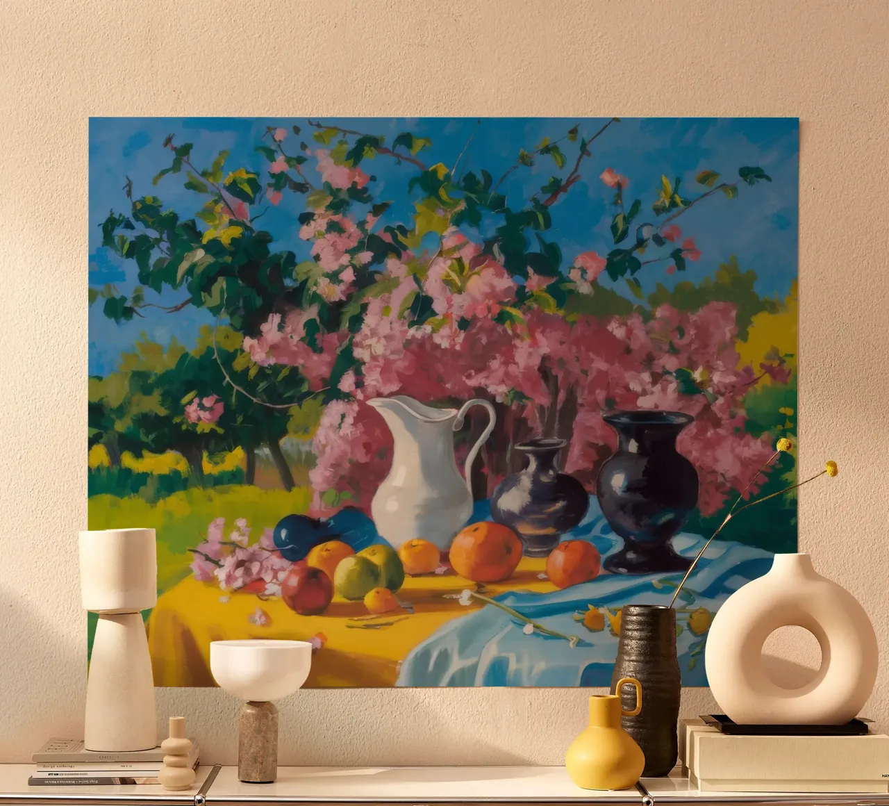 Joyful Petal Medley poster by Celestial Harmony