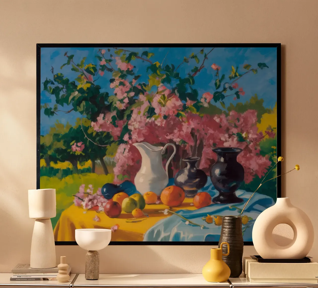 Joyful Petal Medley poster by Celestial Harmony