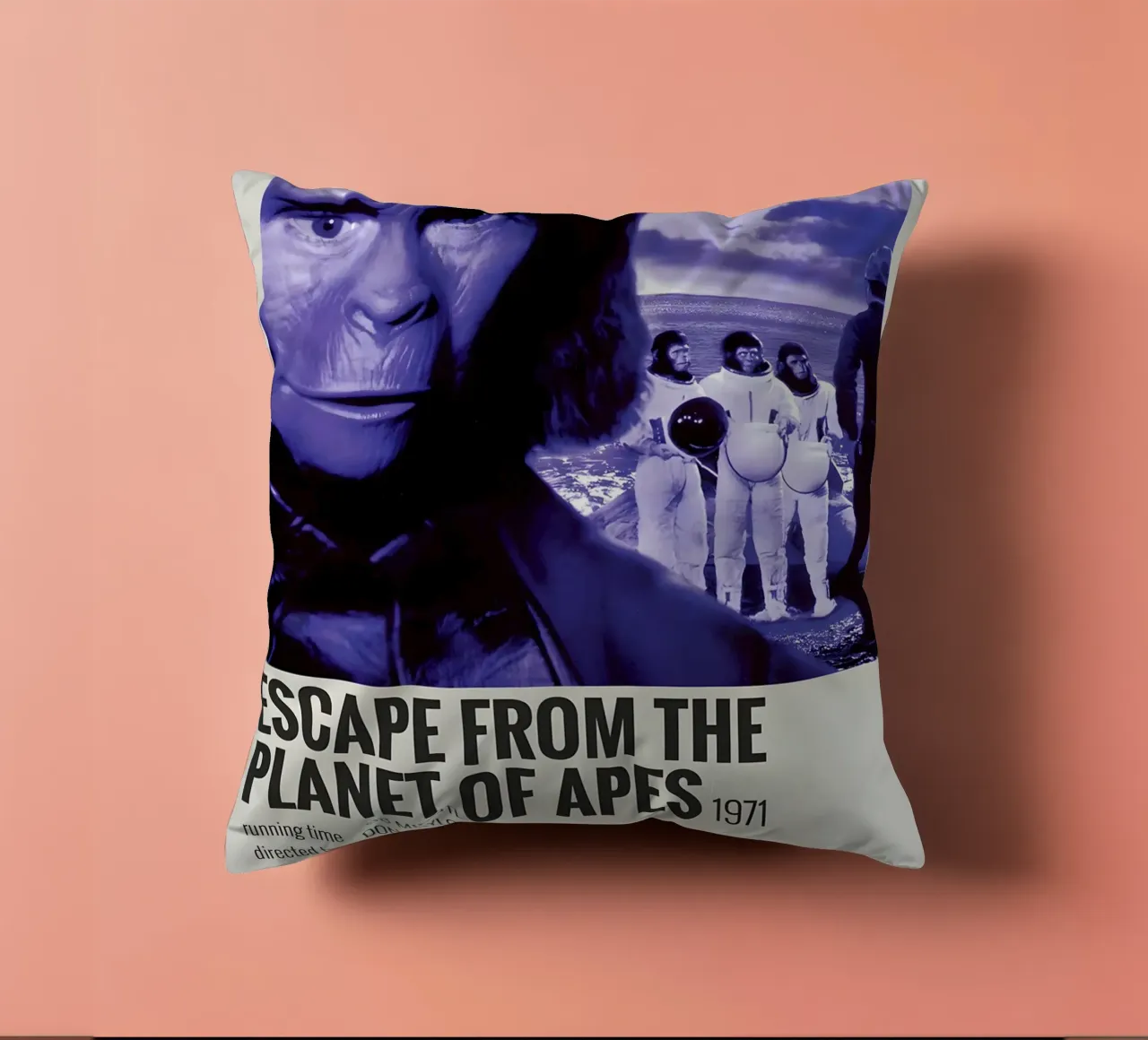 ESCAPE FROM THE PLANET OF APES 1971 cuscino da MVFminimalist